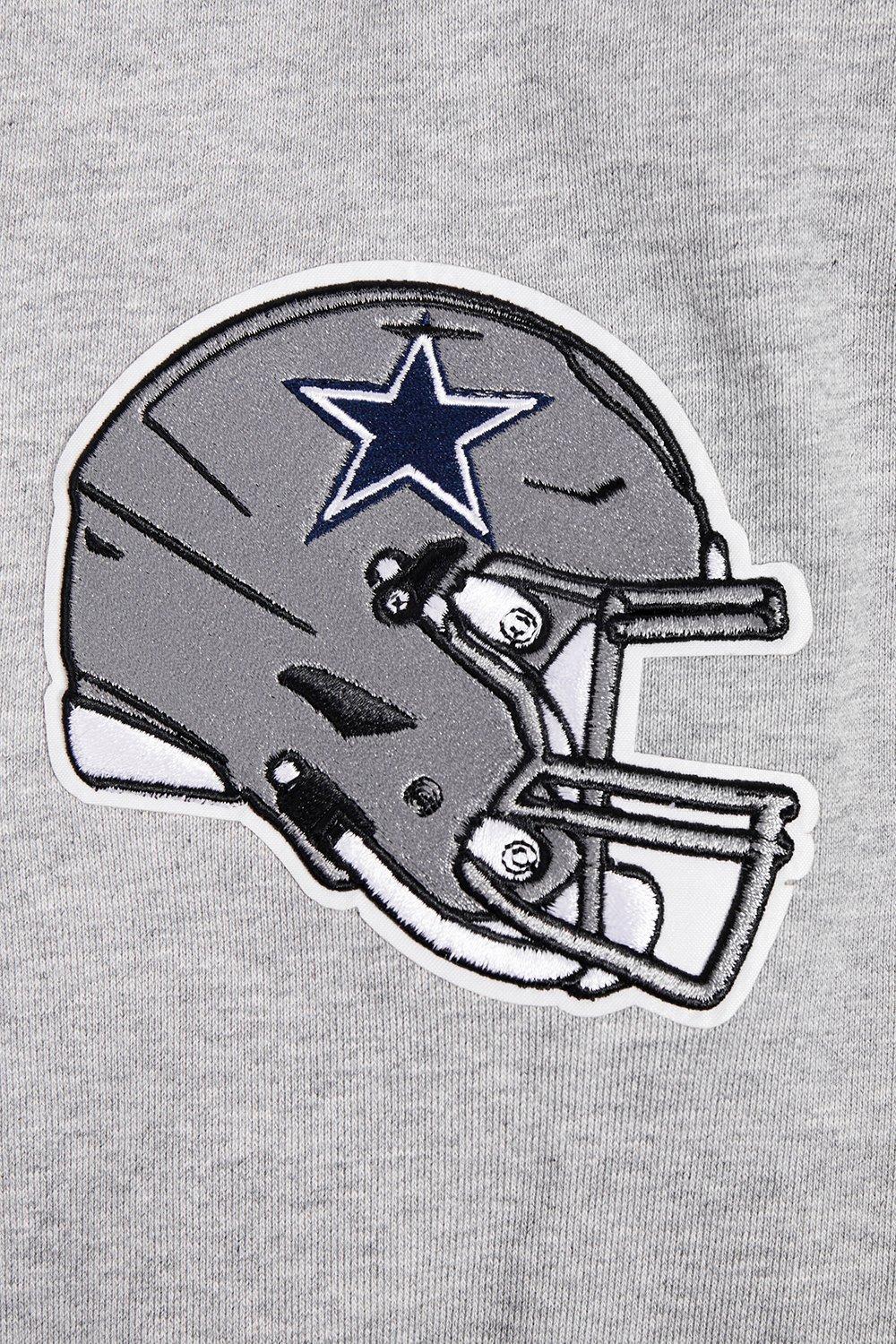 Pro Standard Men's NFL Dallas Cowboys Old English PO Hoodie -Grey - GREY Thumbnail View 6