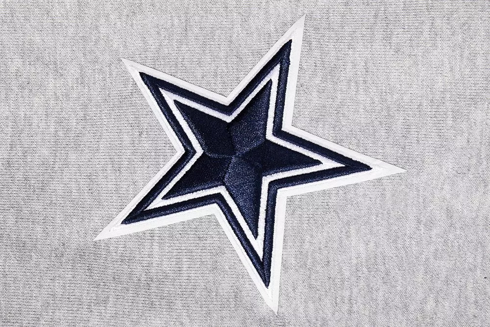 Pro Standard Men's NFL Dallas Cowboys Old English PO Hoodie -Grey - GREY