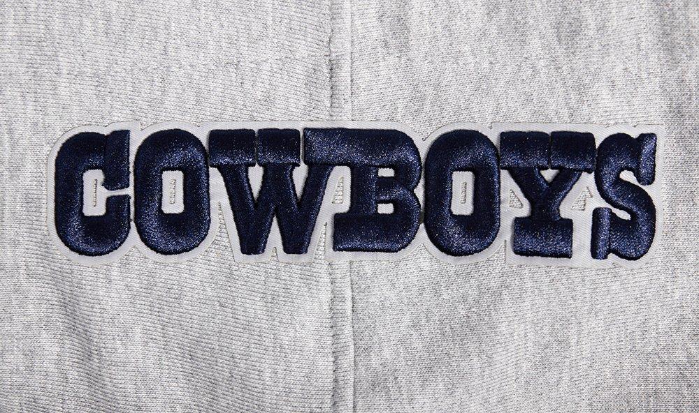 Pro Standard Men's NFL Dallas Cowboys Old English Pullover Hoodie - Grey - GREY Thumbnail View 8