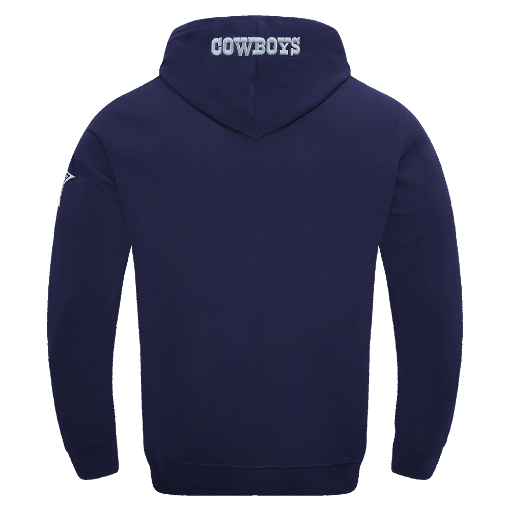 Pro Standard Men's NFL Dallas Cowboys Old English PO Hoodie -Navy - NAVY Thumbnail View 2