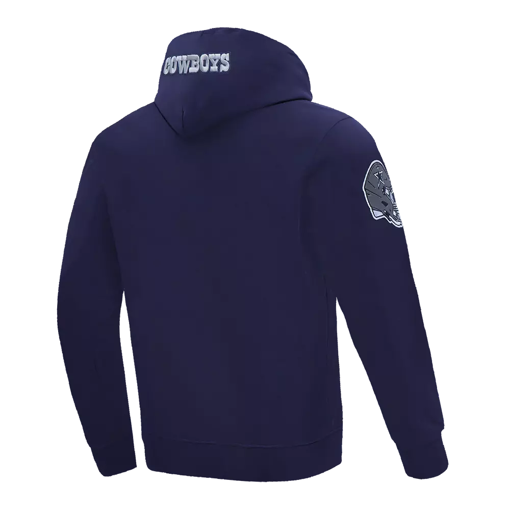 Pro Standard Men's NFL Dallas Cowboys Old English PO Hoodie -Navy - NAVY