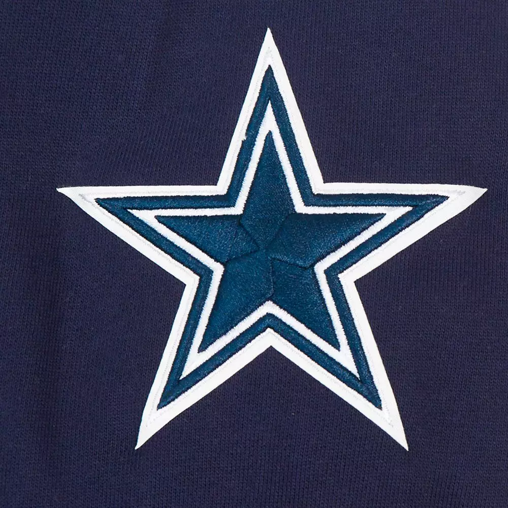 Pro Standard Men's NFL Dallas Cowboys Old English PO Hoodie - Navy - NAVY