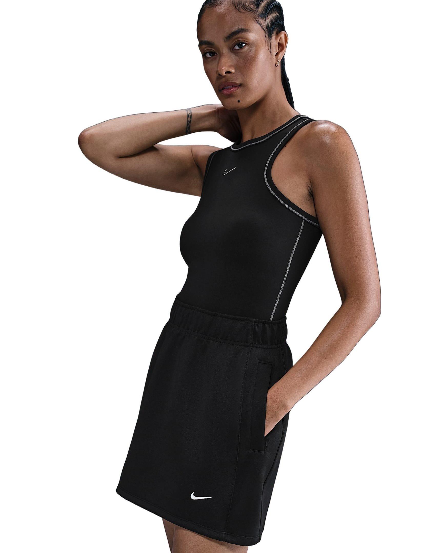 Nike Women's Sportswear Windrunner Poly Knit Skirt - Black - BLACK Thumbnail View 1