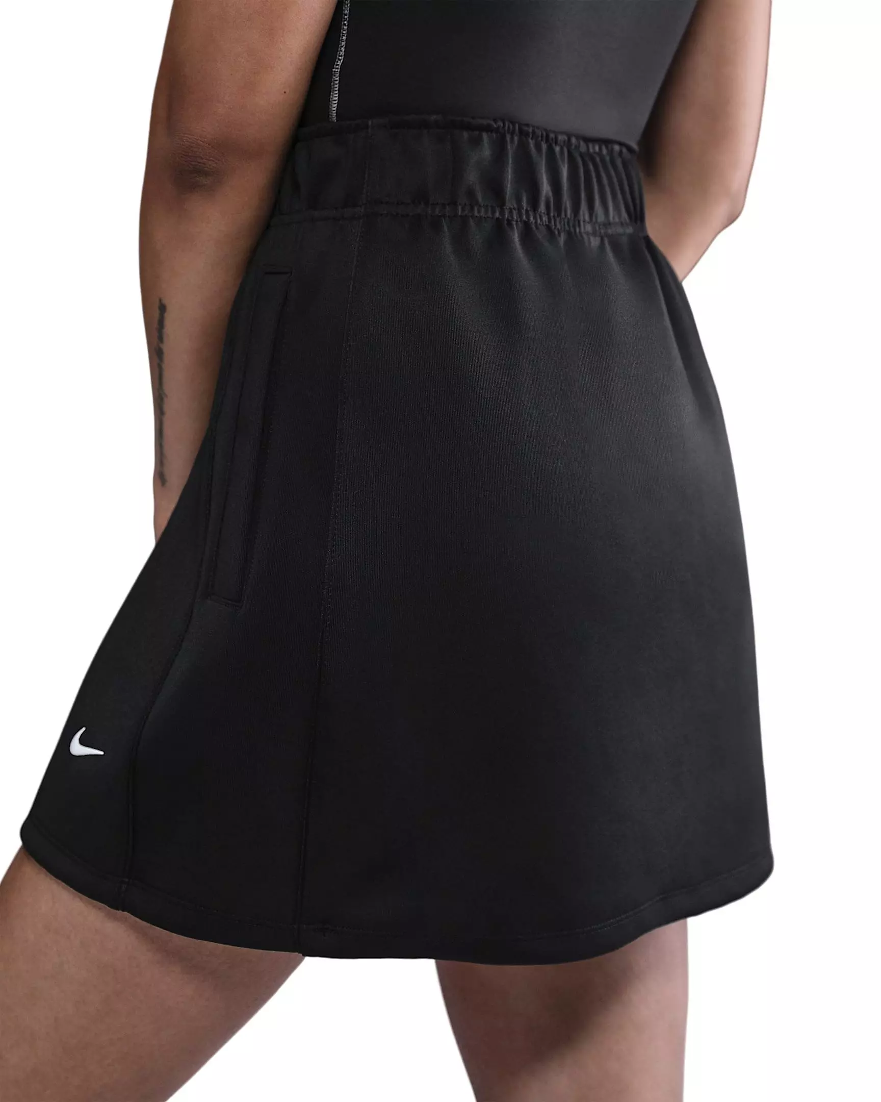 Nike Women's Sportswear Windrunner Poly Knit Skirt - Black - BLACK