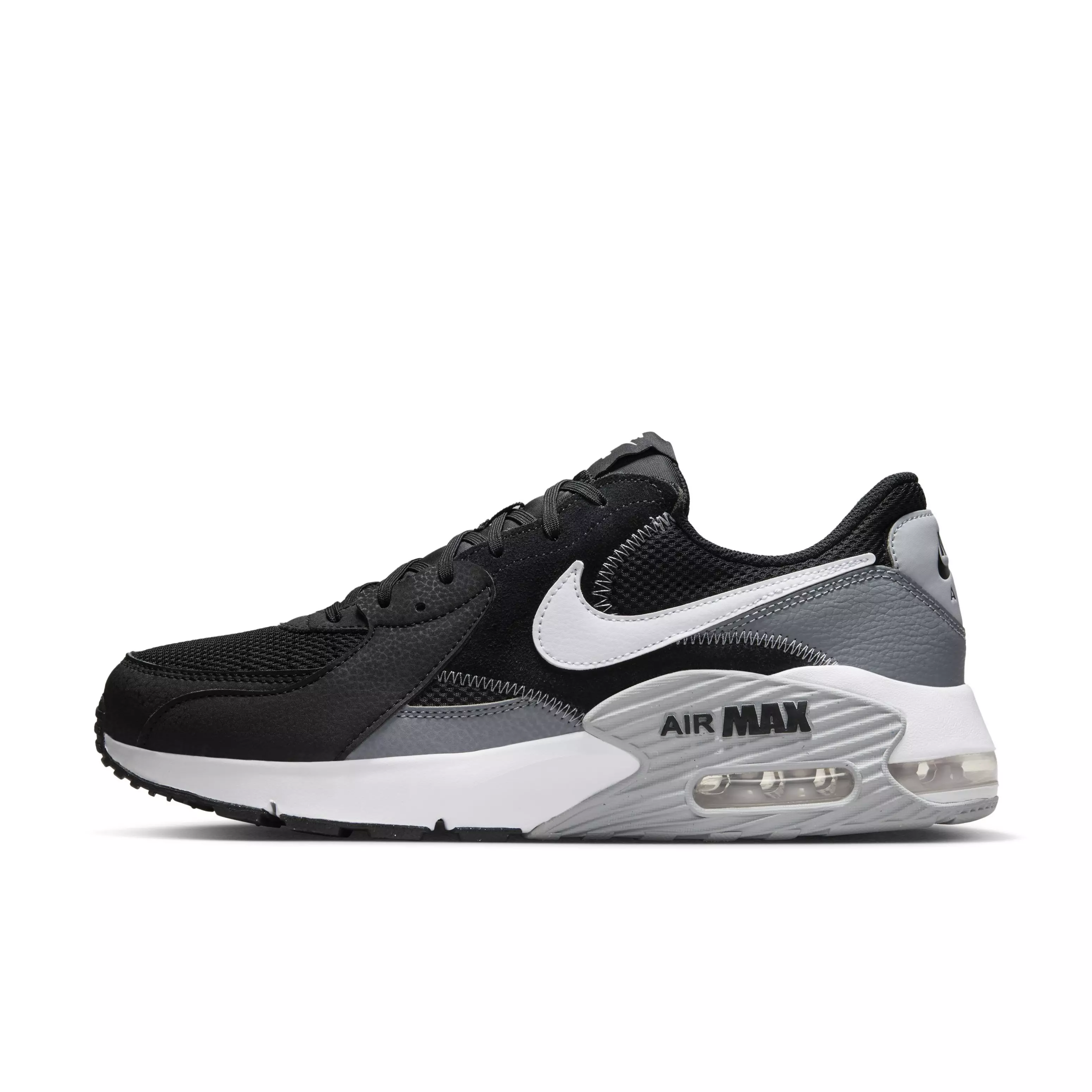 Nike Air Max Excee "Black/Cool Grey/Wolf Grey/White" Men's Shoe - BLACK/GREY/GREY/WHITE