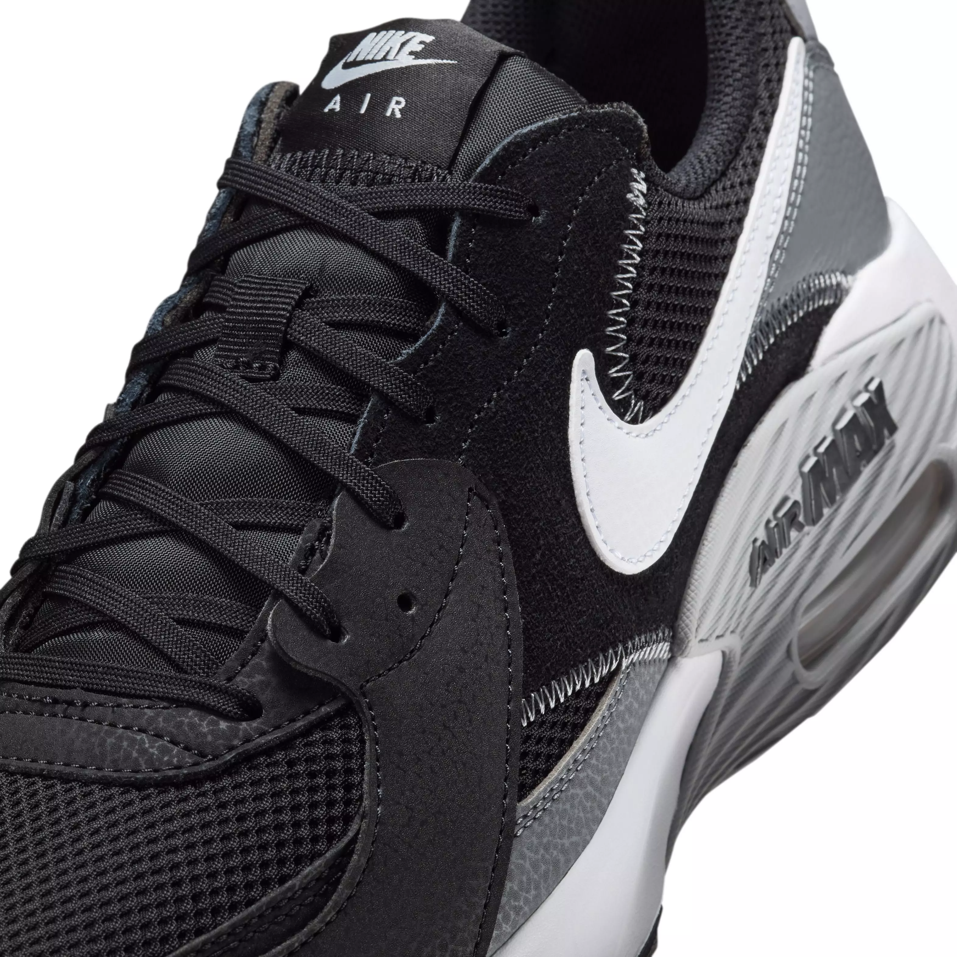 Nike Air Max Excee "Black/Cool Grey/Wolf Grey/White" Men's Shoe - BLACK/GREY/GREY/WHITE