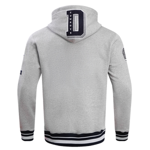 Pro Standard Men's NFL Dallas Cowboys Mashup Rib PO Hoodie -Grey/Navy