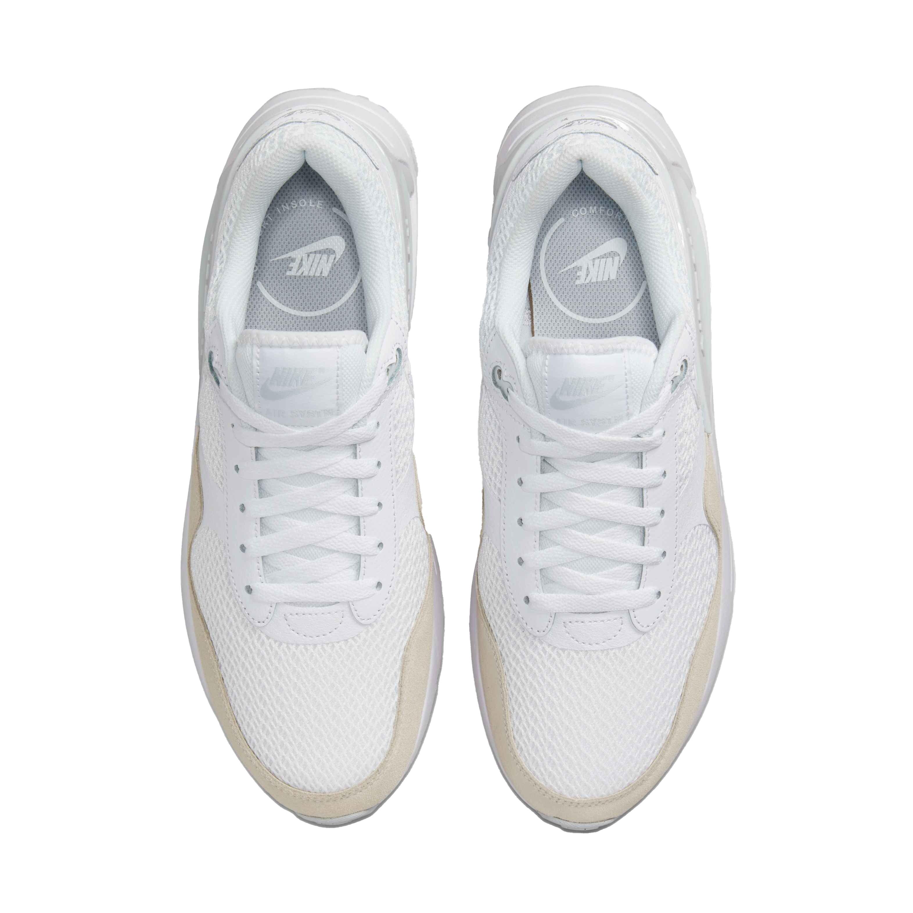 Nike Air Max SYSTM "White/White/Pure Platinum" Men's Shoe - WHITE Thumbnail View 4