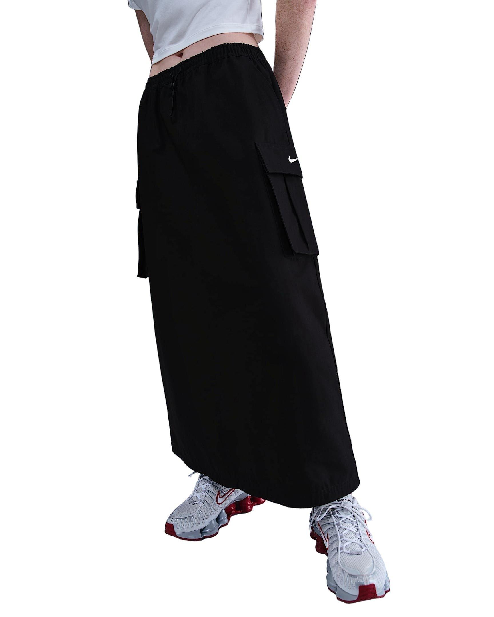 Nike Women's Sportswear Loose Cargo Skirt -Black - BLACK Thumbnail View 1