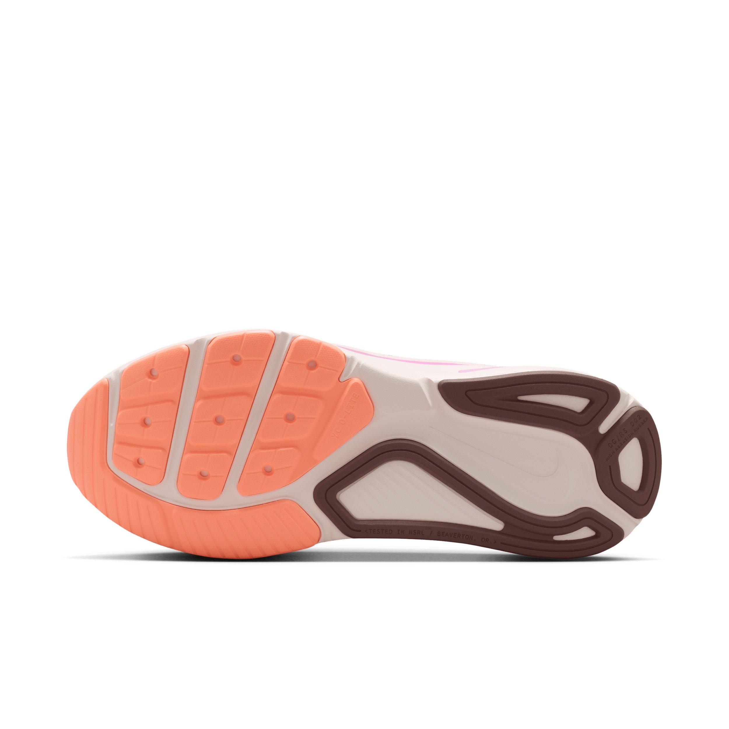 Nike Structure 26 "Chalk/Light Magenta/Orange Pulse/Tattoo" Women's Wide Running Shoe - CHALK/LT MAGENTA/ORANGE/TATTOO Thumbnail View 6