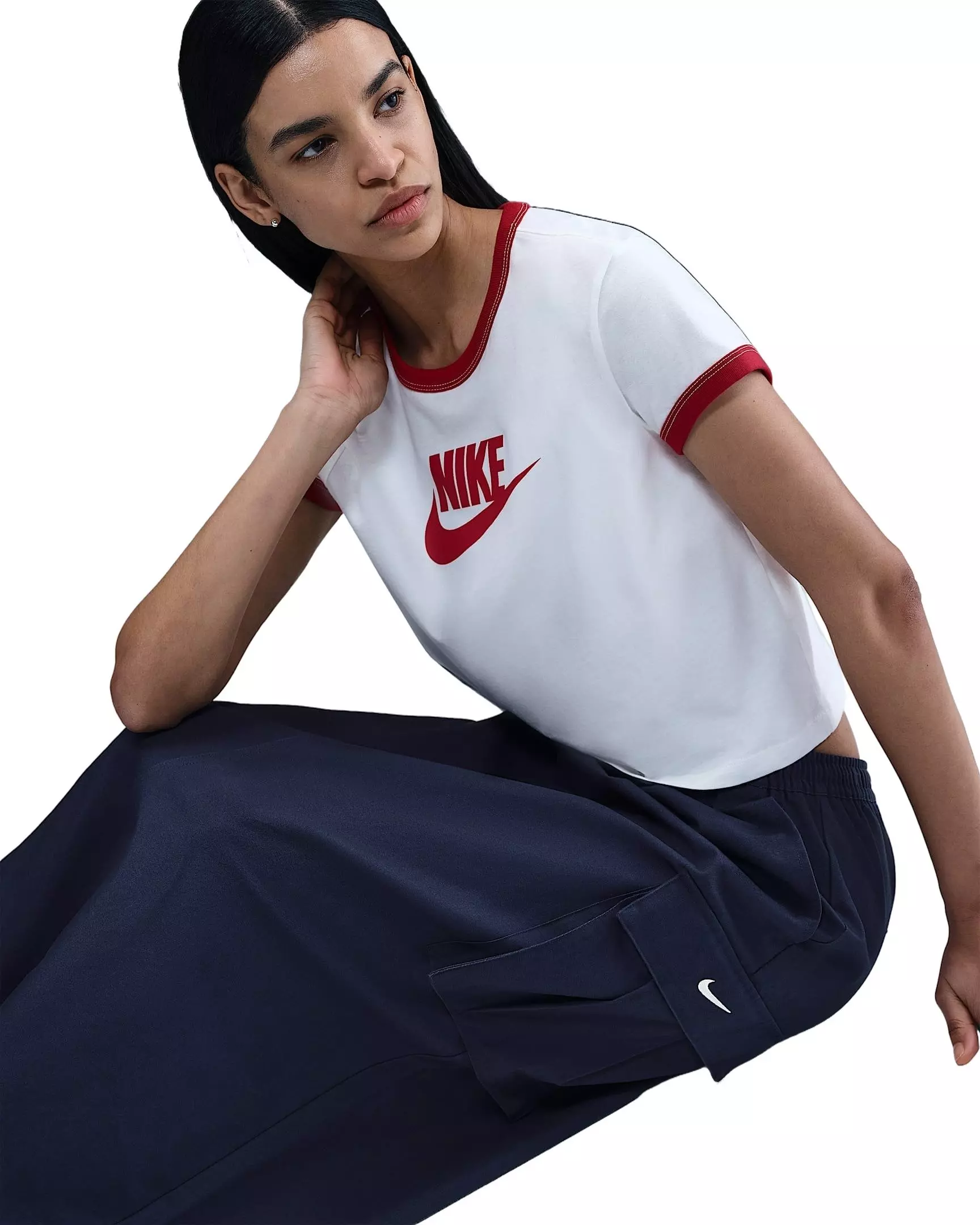 Nike Women's Sportswear Loose Cargo Skirt -Navy - NAVY