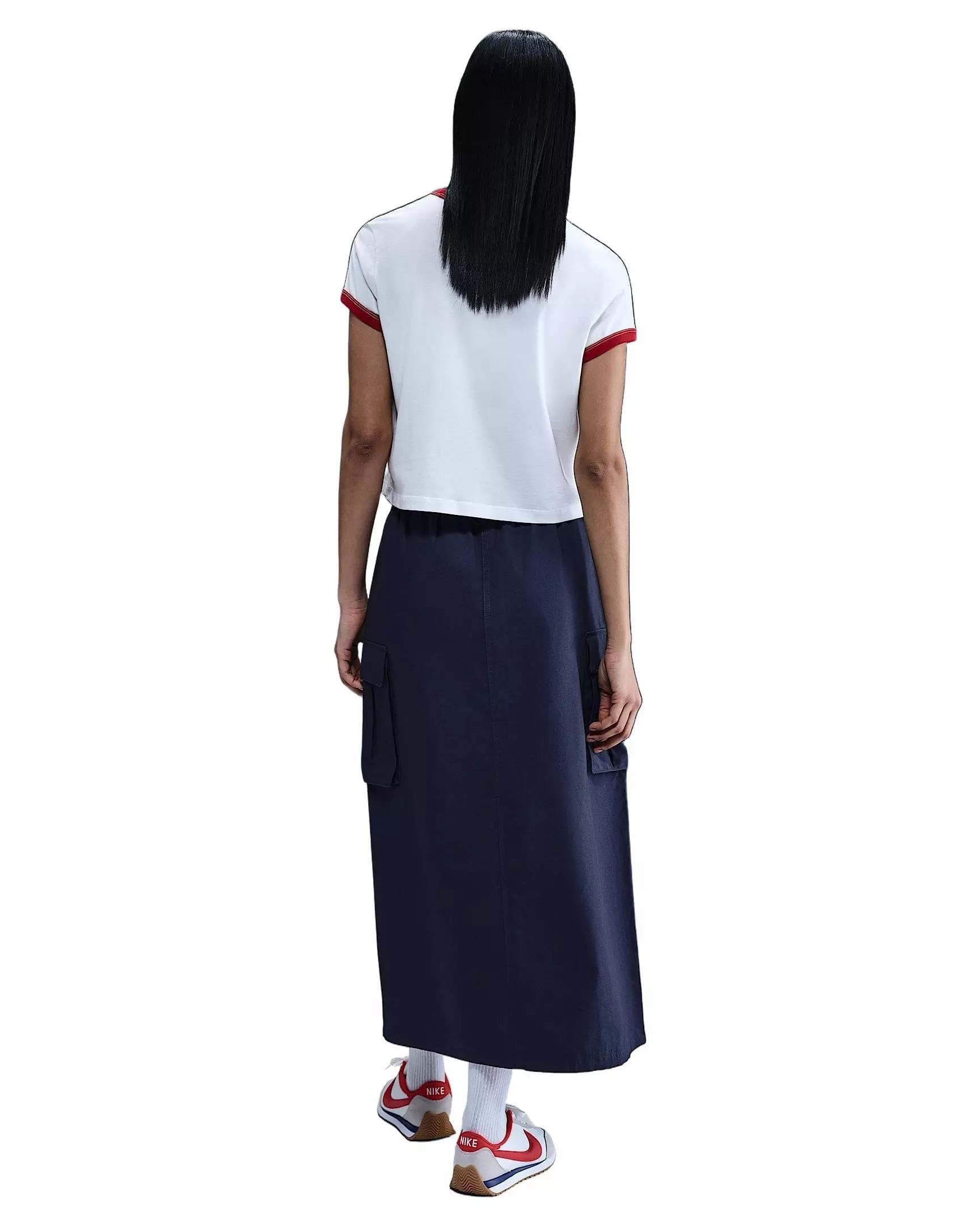 Nike Women's Sportswear Loose Cargo Skirt -Navy - NAVY