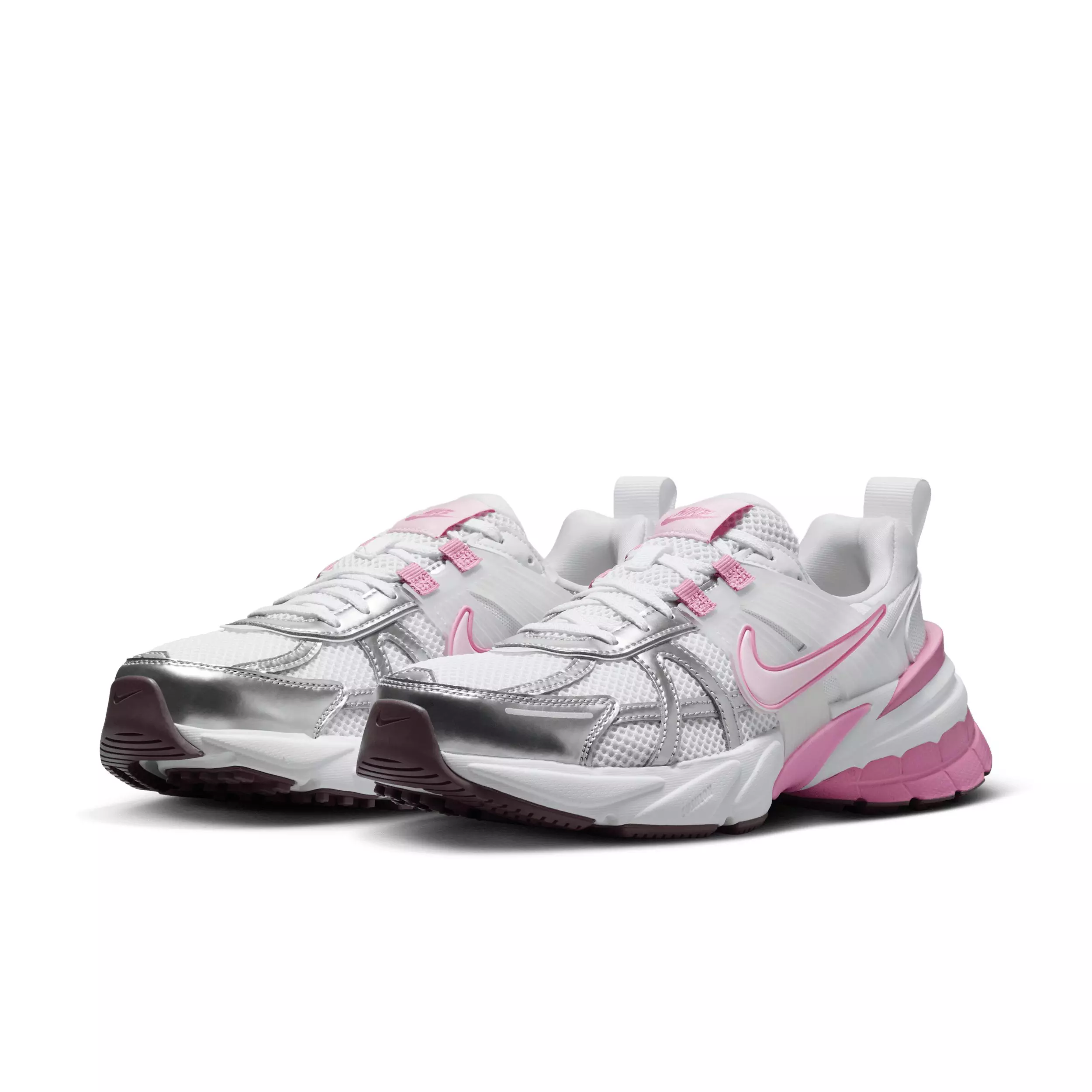Nike V2K Run "White/Light Magenta/Pearl Pink/Pink Foam" Women's Shoe - WHITE/LT MAGENTA/PINK/PINK
