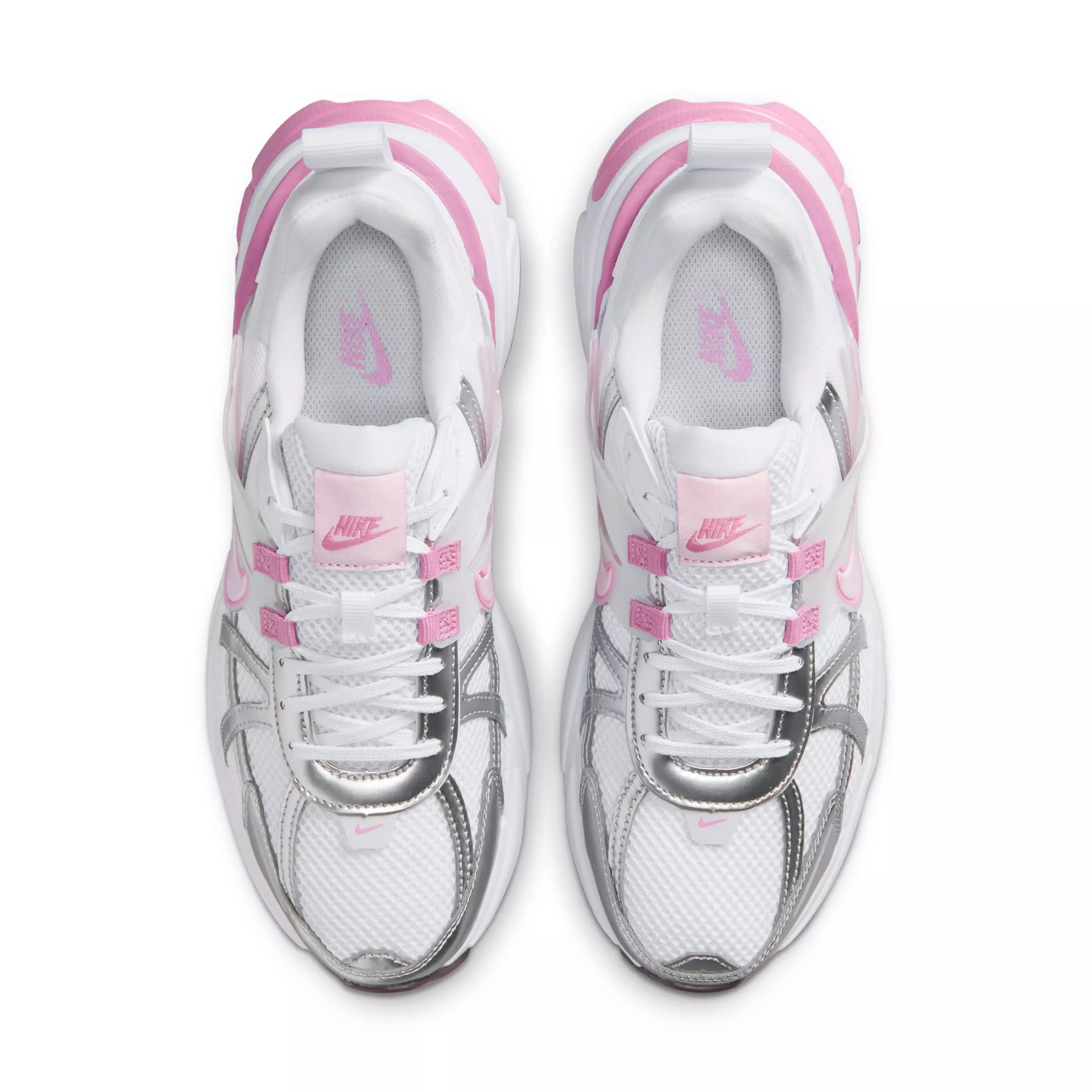 Nike V2K Run "White/Light Magenta/Pearl Pink/Pink Foam" Women's Shoe - WHITE/LT MAGENTA/PINK/PINK