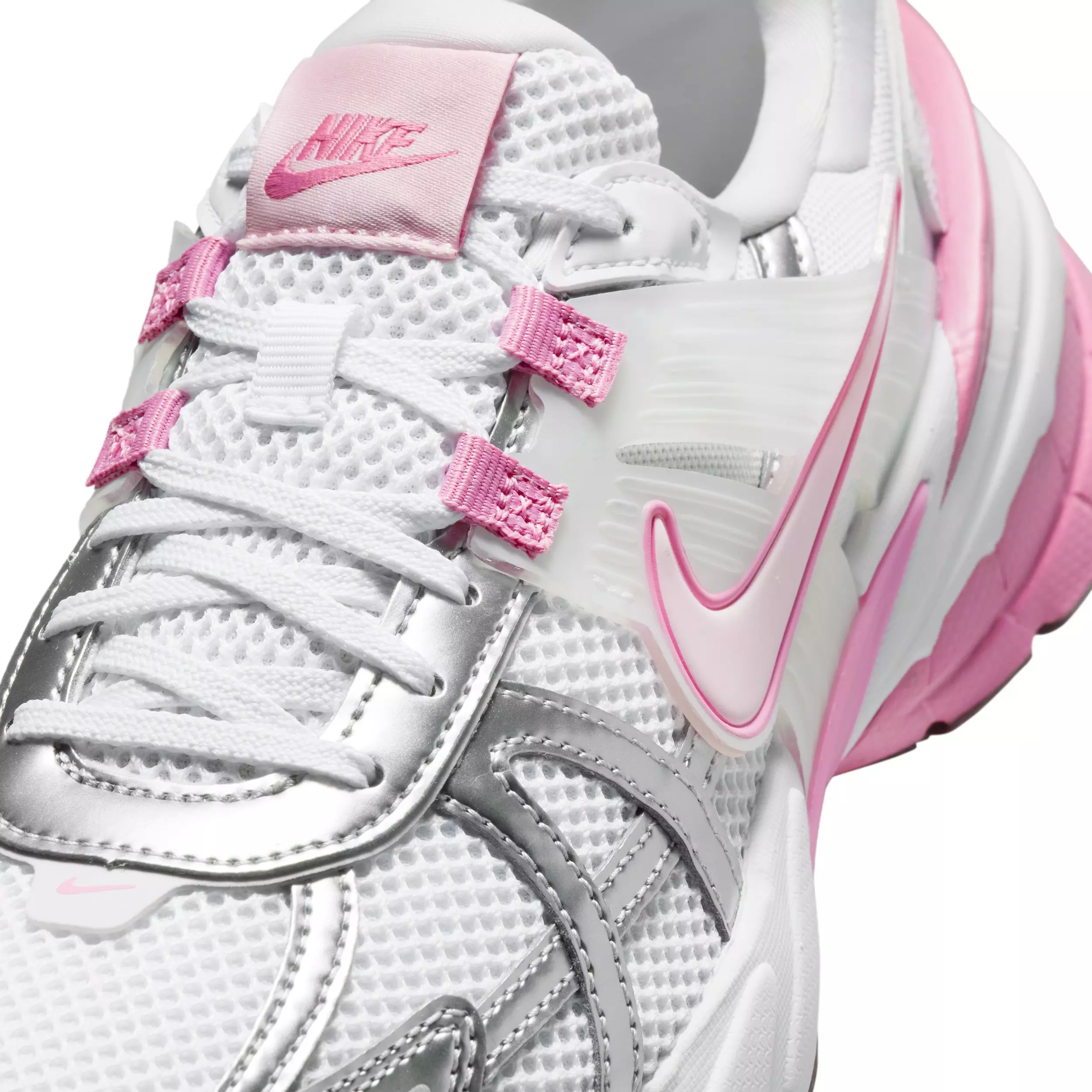 Nike V2K Run "White/Light Magenta/Pearl Pink/Pink Foam" Women's Shoe - WHITE/LT MAGENTA/PINK/PINK