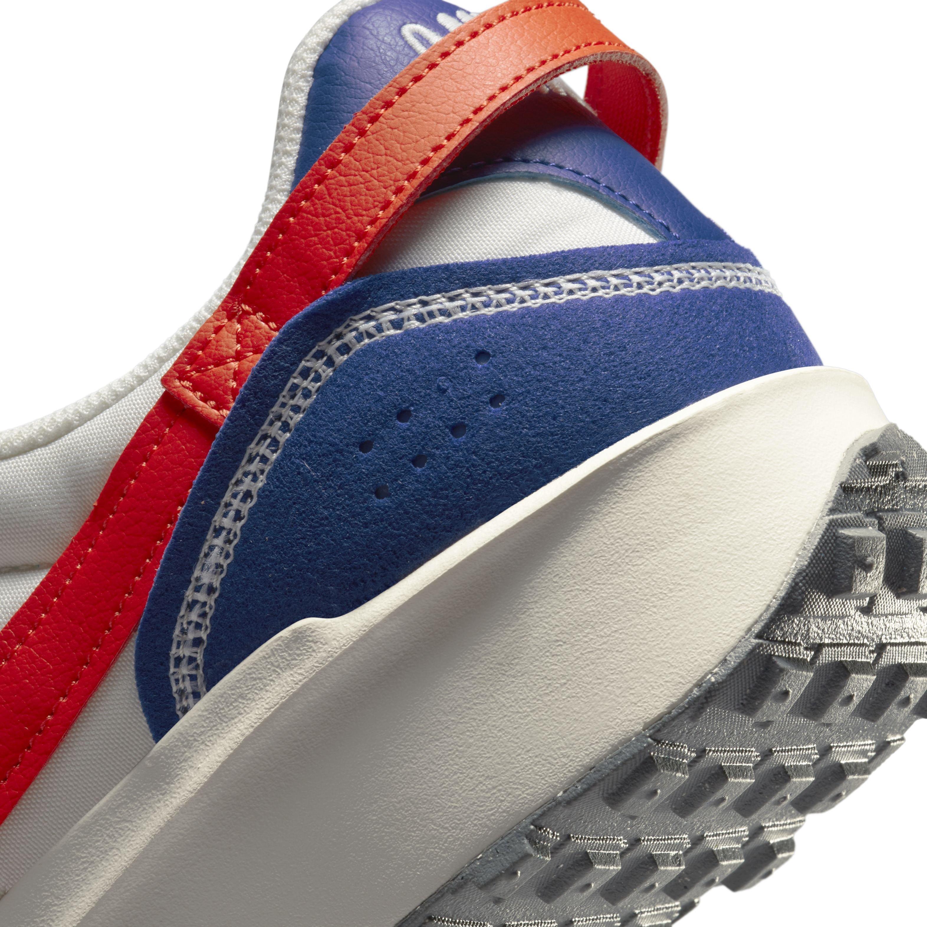 Nike Waffle Shoes Men\'s Size 9.5 Debut Swoosh Old Royal Habanero Red Nike Waffle Debut Swoosh  main image 4