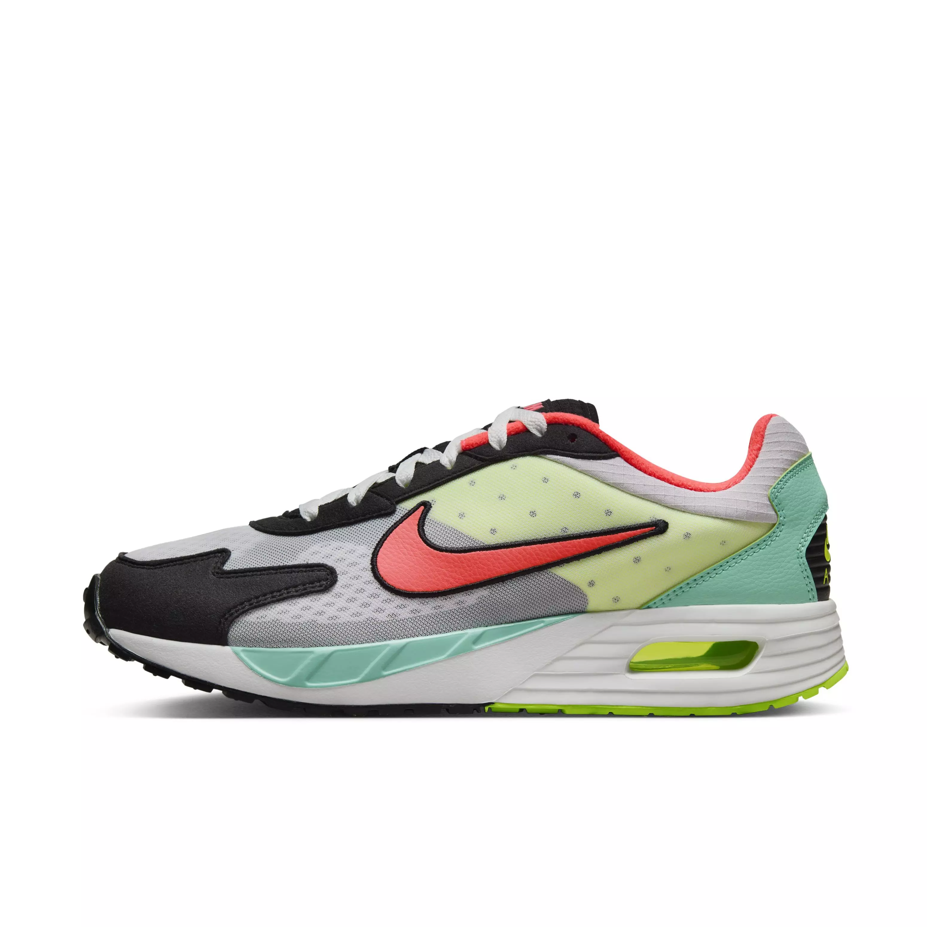 Nike Air Max Solo "Vast Grey/Volt/Black/Hot Punch" Men's Shoe - GREY/VOLT/BLACK/PUNCH