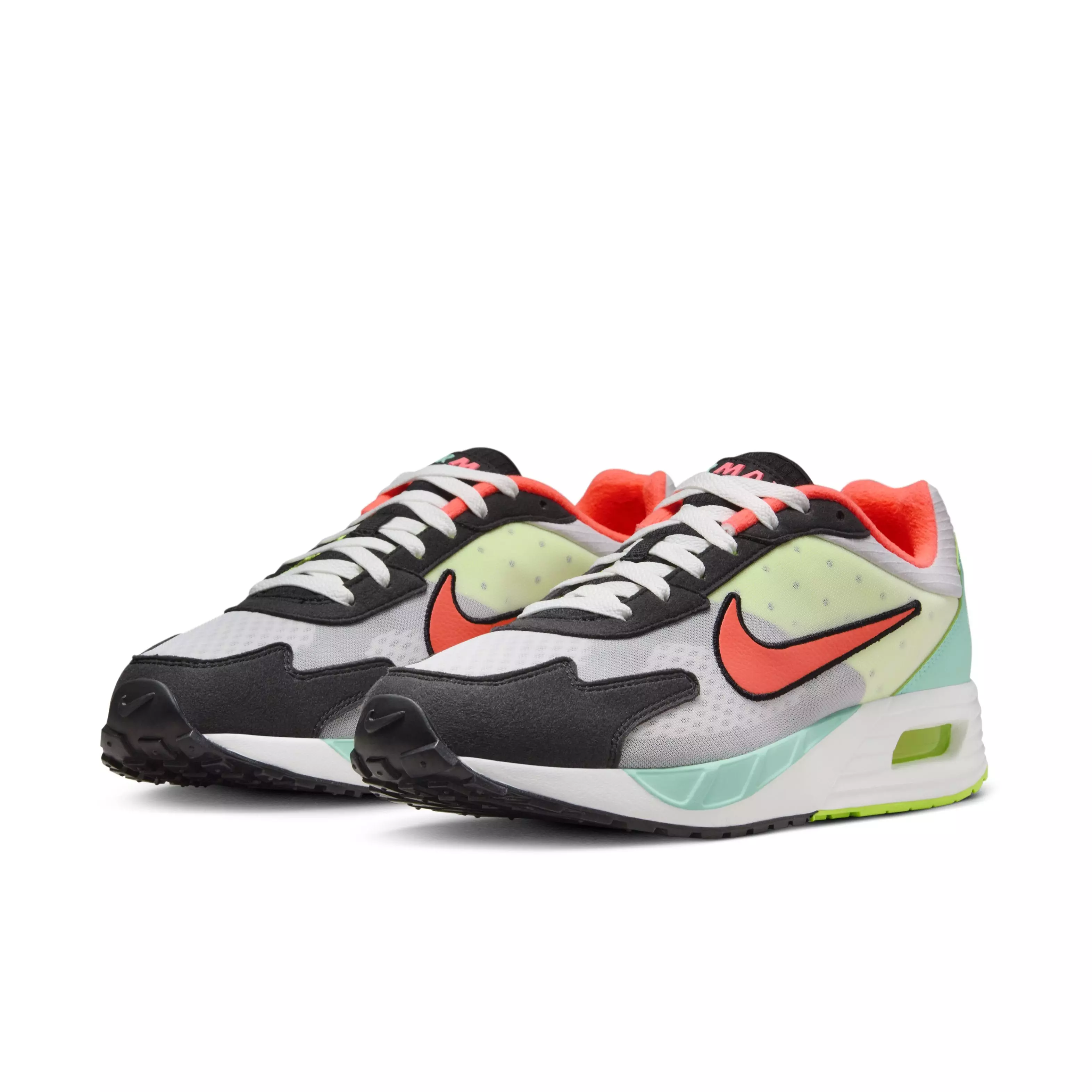 Nike Air Max Solo "Vast Grey/Volt/Black/Hot Punch" Men's Shoe - GREY/VOLT/BLACK/PUNCH