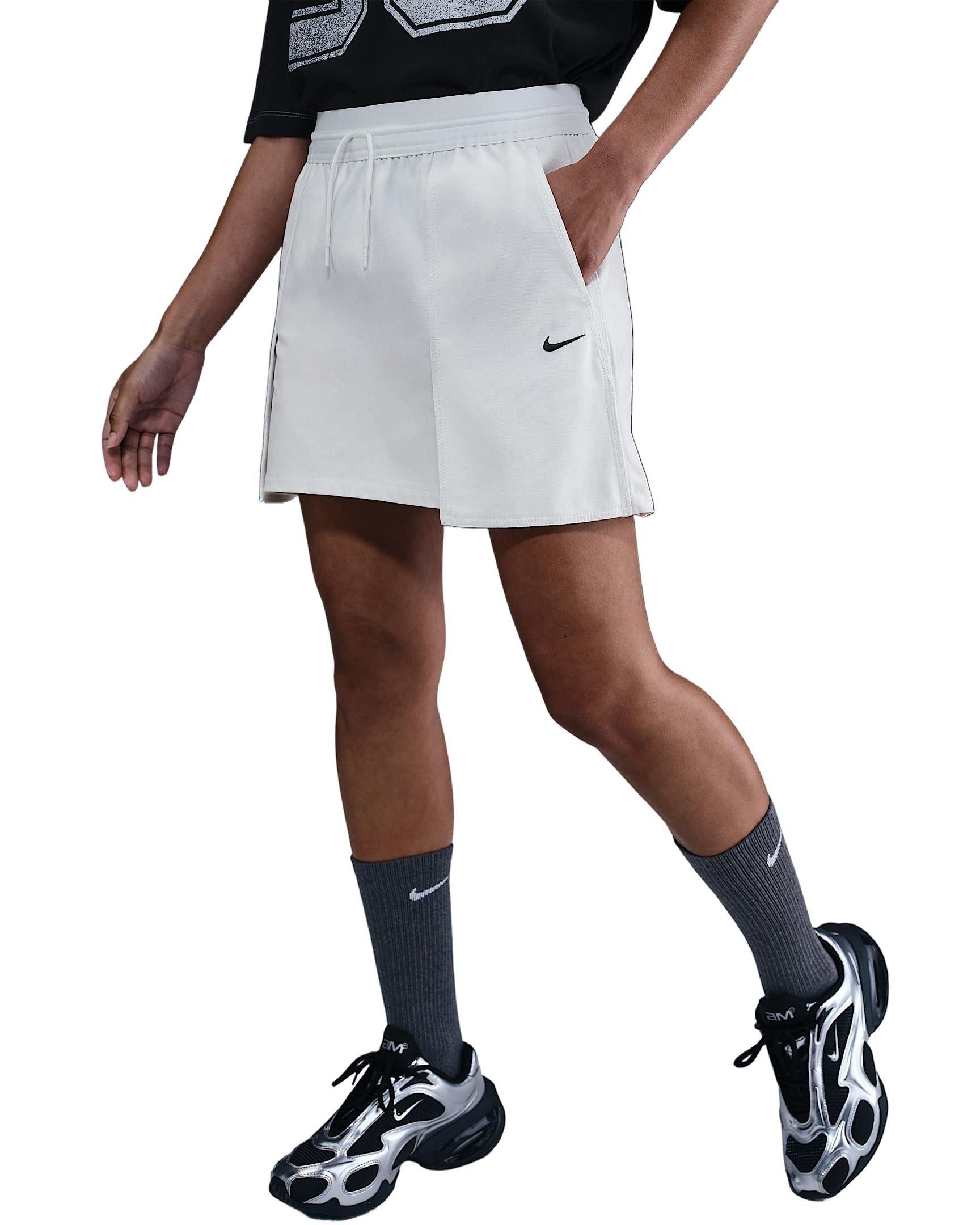 Nike Women's Sportswear Cargo 4in Mini Skirt -White/Black - WHITE/BLACK Thumbnail View 1