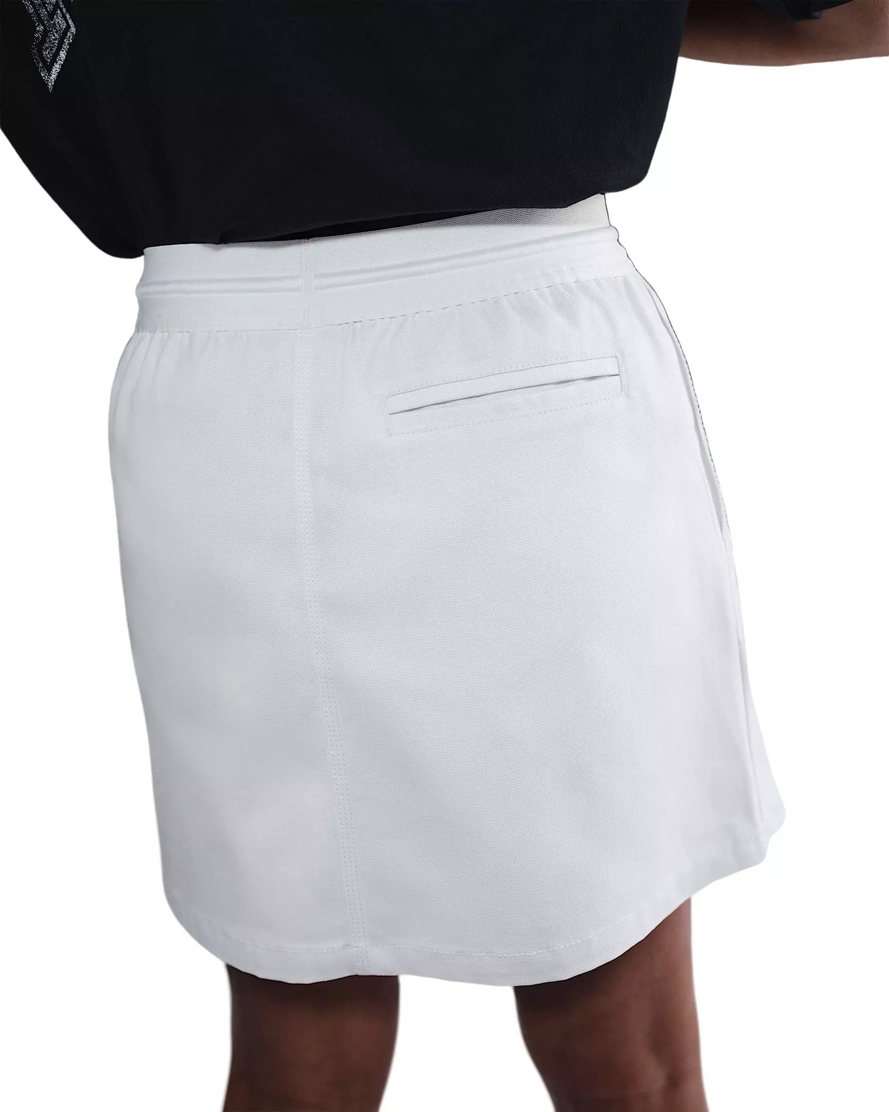 Nike Women's Sportswear Cargo 4in Mini Skirt - White/Black - WHITE/BLACK