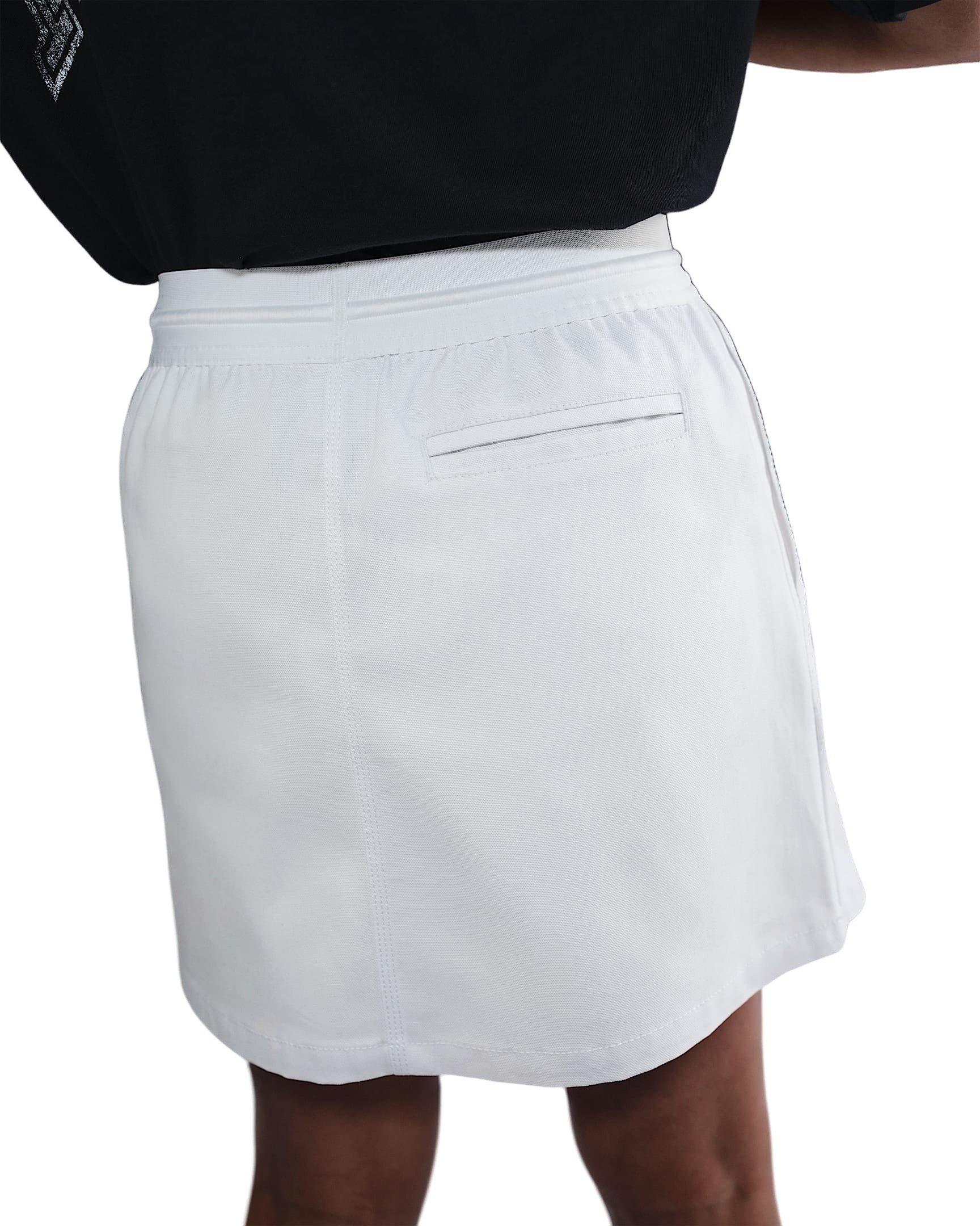Nike Women's Sportswear Cargo 4in Mini Skirt -White/Black - WHITE/BLACK Thumbnail View 2