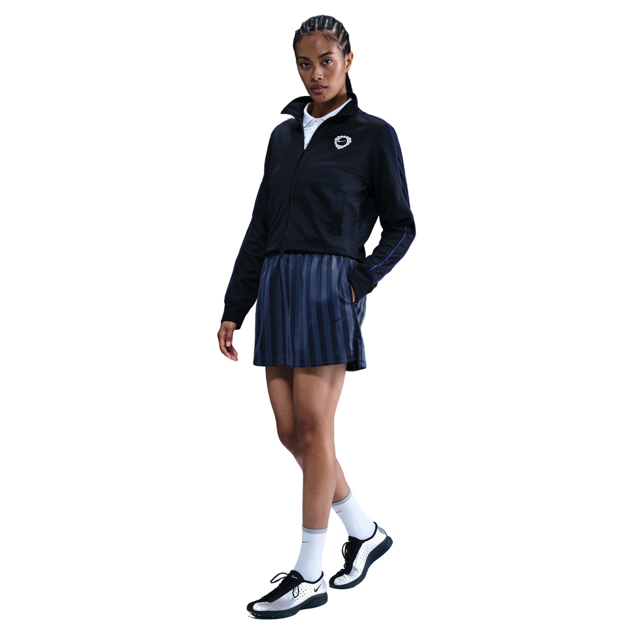 Nike Women's Sportswear Jacquard Striped Skirt -Navy - NAVY Thumbnail View 1