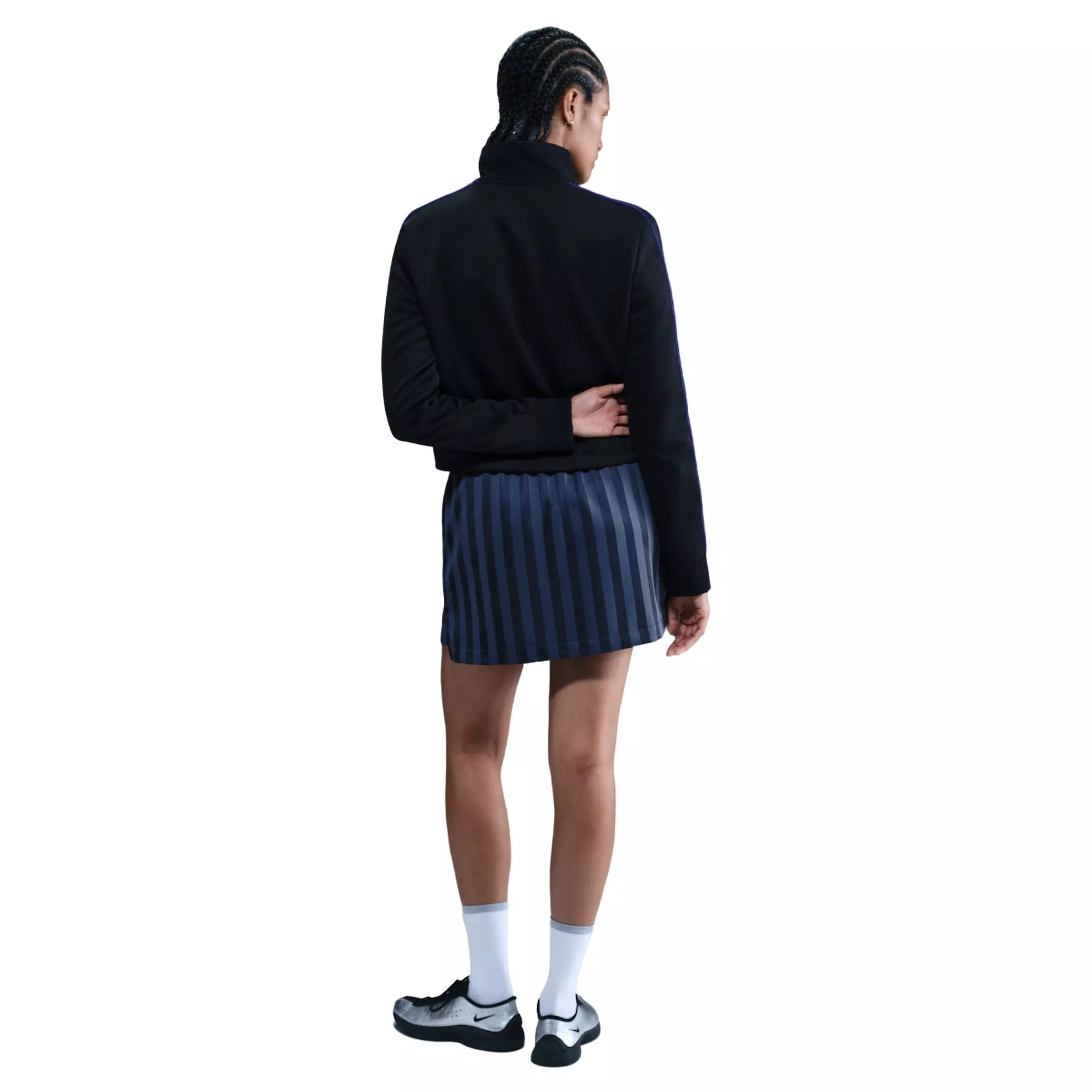 Nike Women's Sportswear Jacquard Striped Skirt -Navy - NAVY