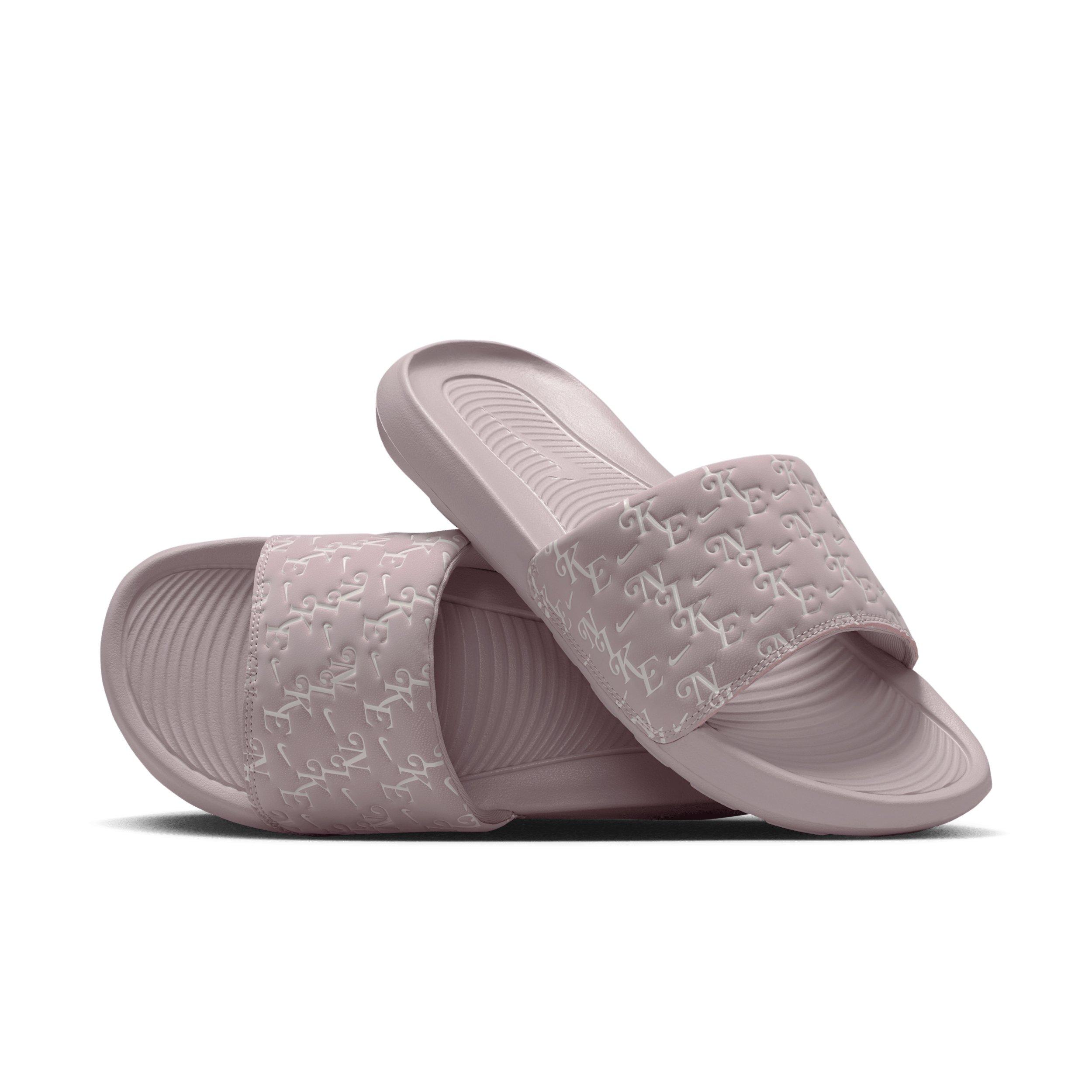 Nike Victori One "Particle Rose/Sail" Women's Slide - ROSE/SAIL Thumbnail View 3
