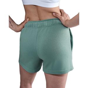 Nike Women's Sportswear Club Fleece Mid-Rise Shorts -Green