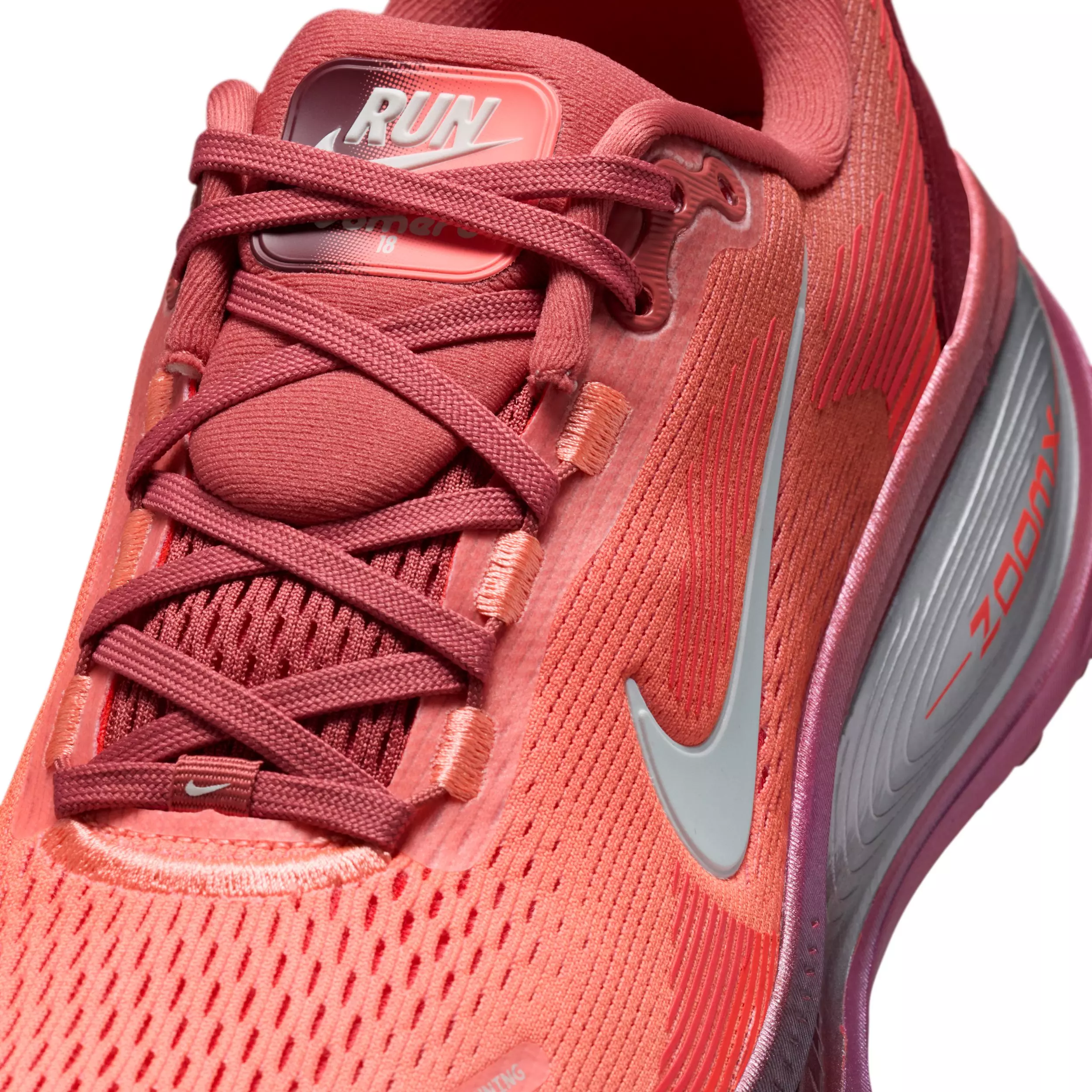 Nike Vomero 18 SE "Light Redwood/Bright Crimson/Atomic Pink/Barely Green" Women's Running Shoe - LT REDWOOD/CRIMSON/PINK/GREEN