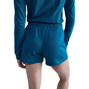 Nike Women's Sportswear Club Fleece Mid-Rise Shorts -Turquoise