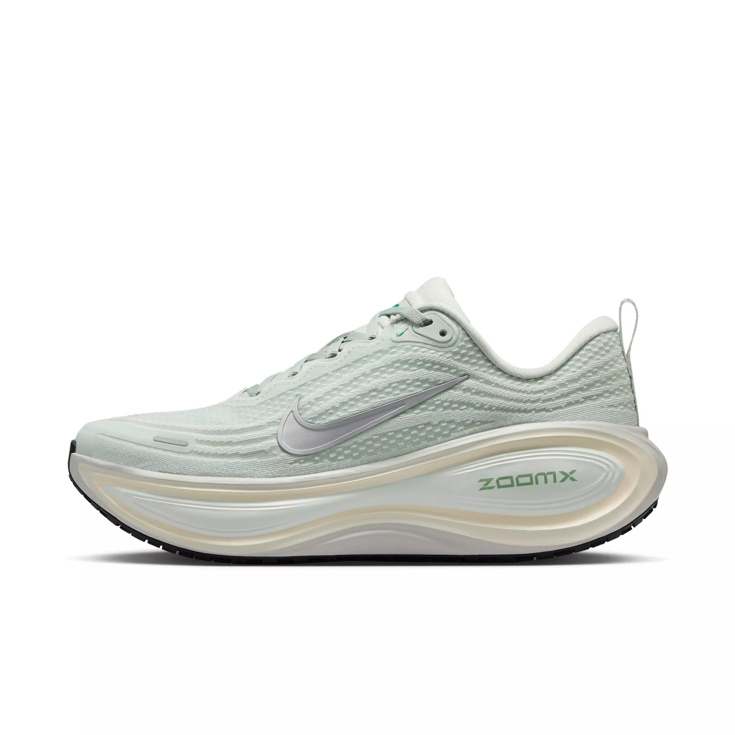 Nike Vomero Plus "Light Silver/Barely Green/Sea Glass/Metallic Silver" Women's Running Shoe - LT SILVER/GREEN/SEA GLASS/SILVER