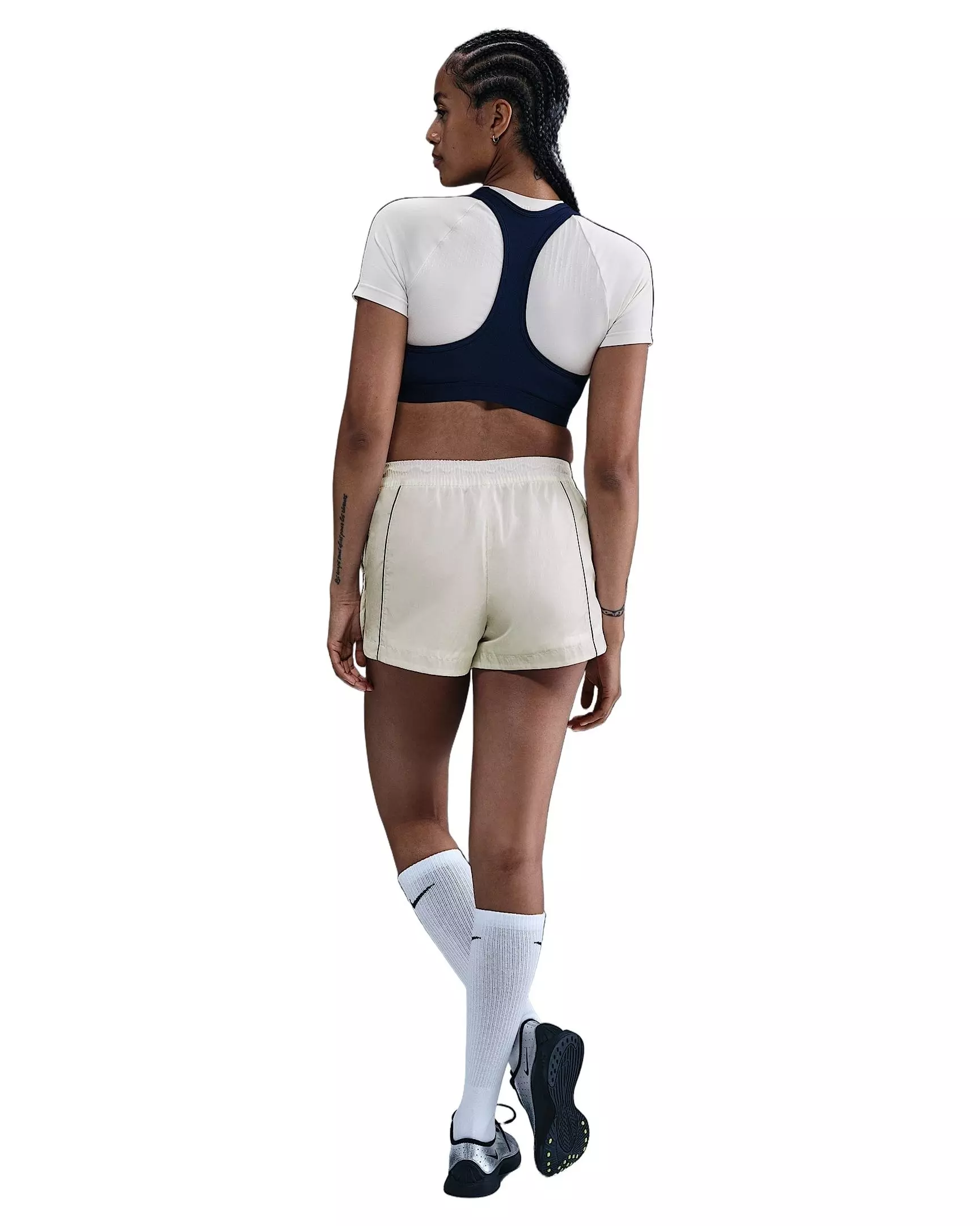 Nike Women's Windrunner Mid-Rise 2" Woven Shorts -Sail - SAIL