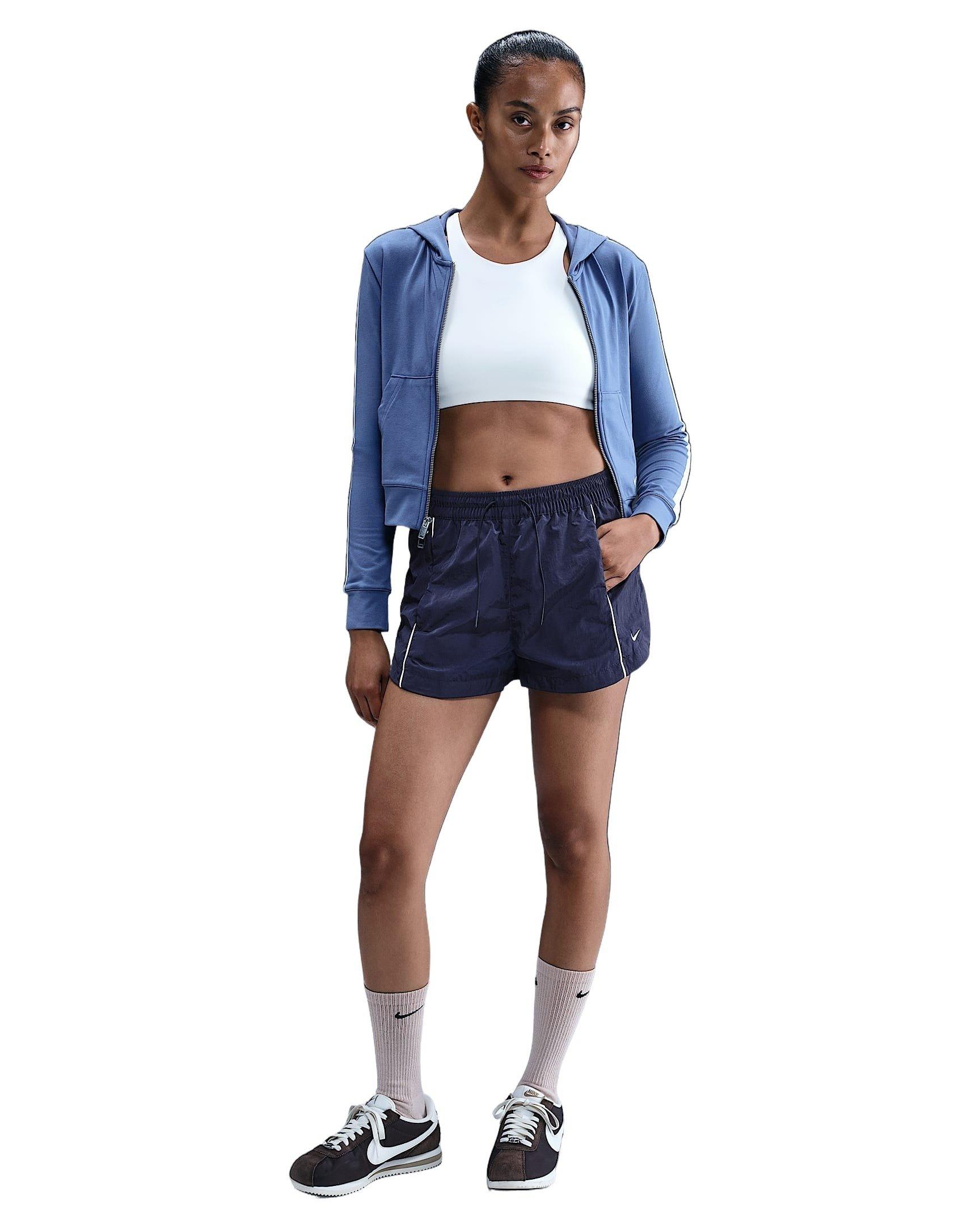 Nike Women's Windrunner Mid-Rise 2" Woven Shorts -Navy - NAVY Thumbnail View 4