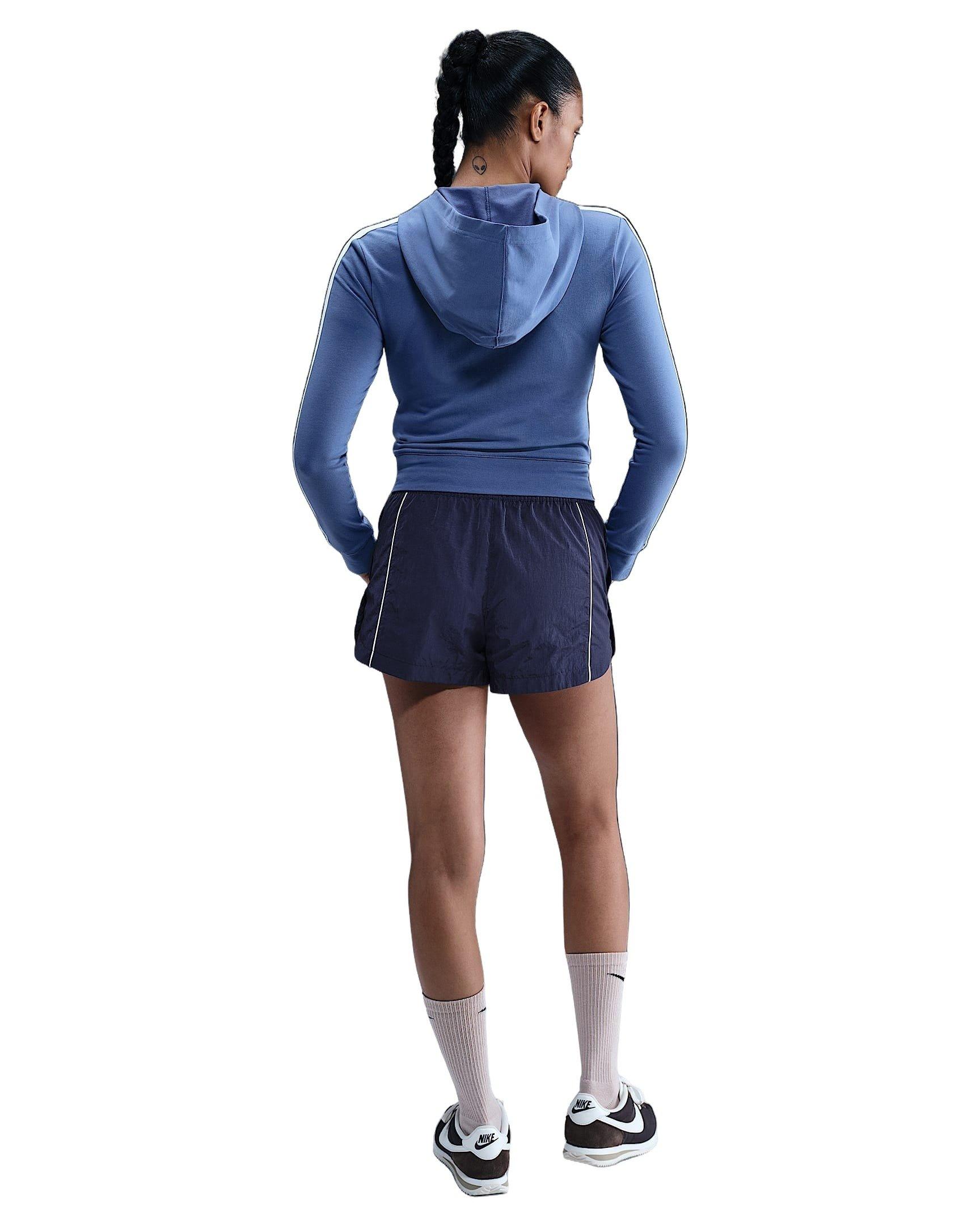 Nike Women's Windrunner Mid-Rise 2" Woven Shorts -Navy - NAVY Thumbnail View 5