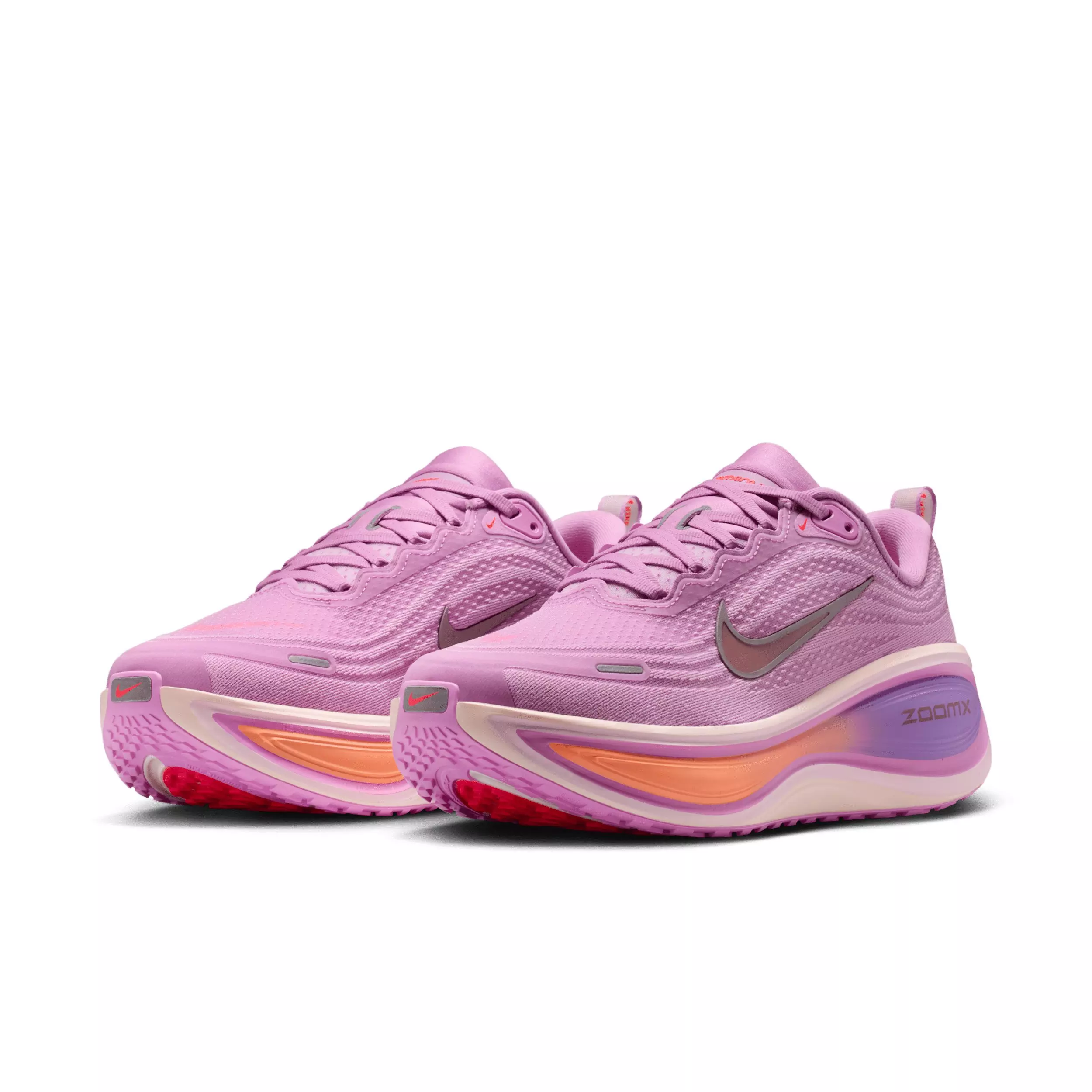 Nike Vomero Plus "Light Magenta/Pink Foam/Bright Violet/Black" Women's Wide Running Shoe - LT MAGENTA/PINK/VIOLET/BLACK