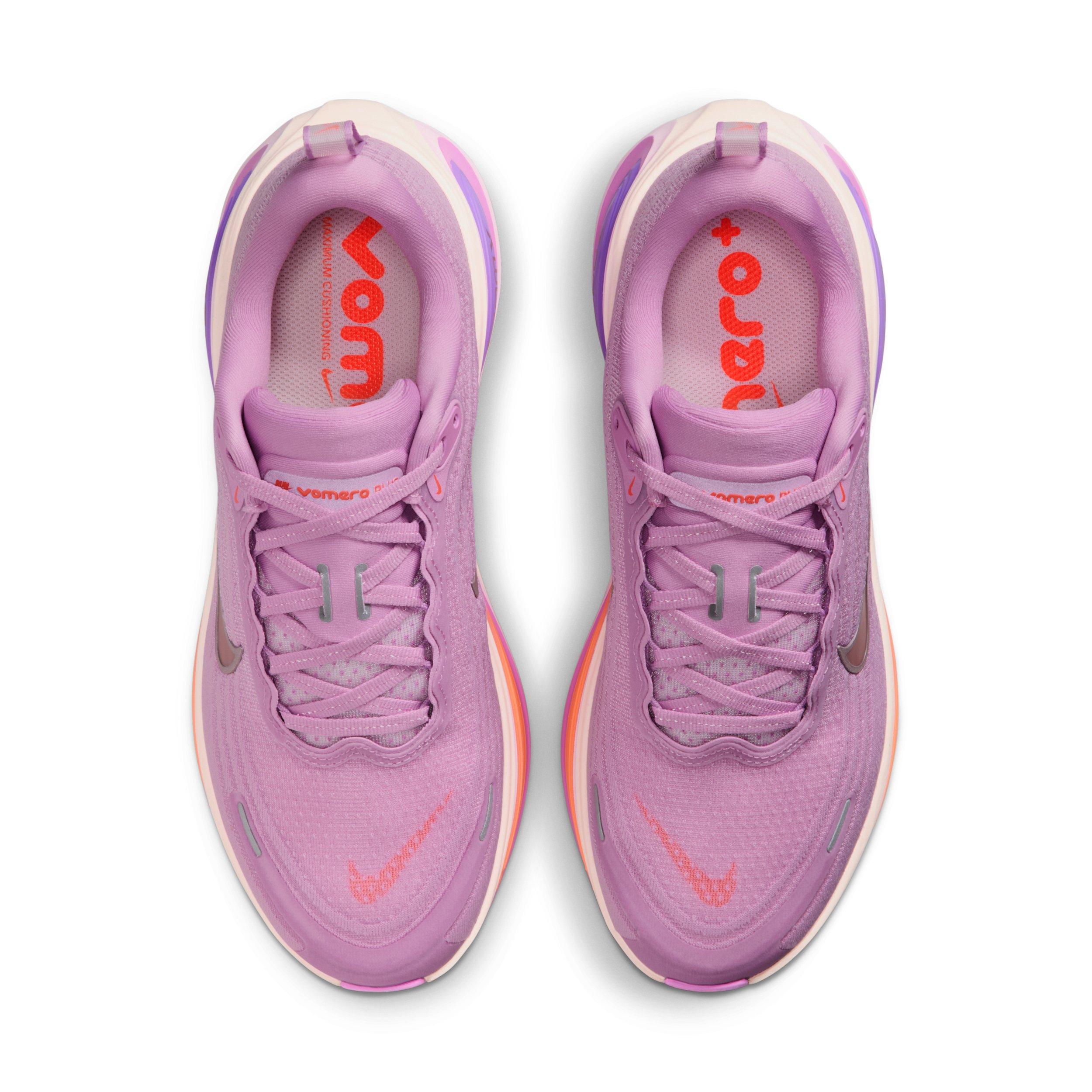 Nike Vomero Plus "Light Magenta/Pink Foam/Bright Violet/Black" Women's Wide Running Shoe - LT MAGENTA/PINK/VIOLET/BLACK Thumbnail View 4