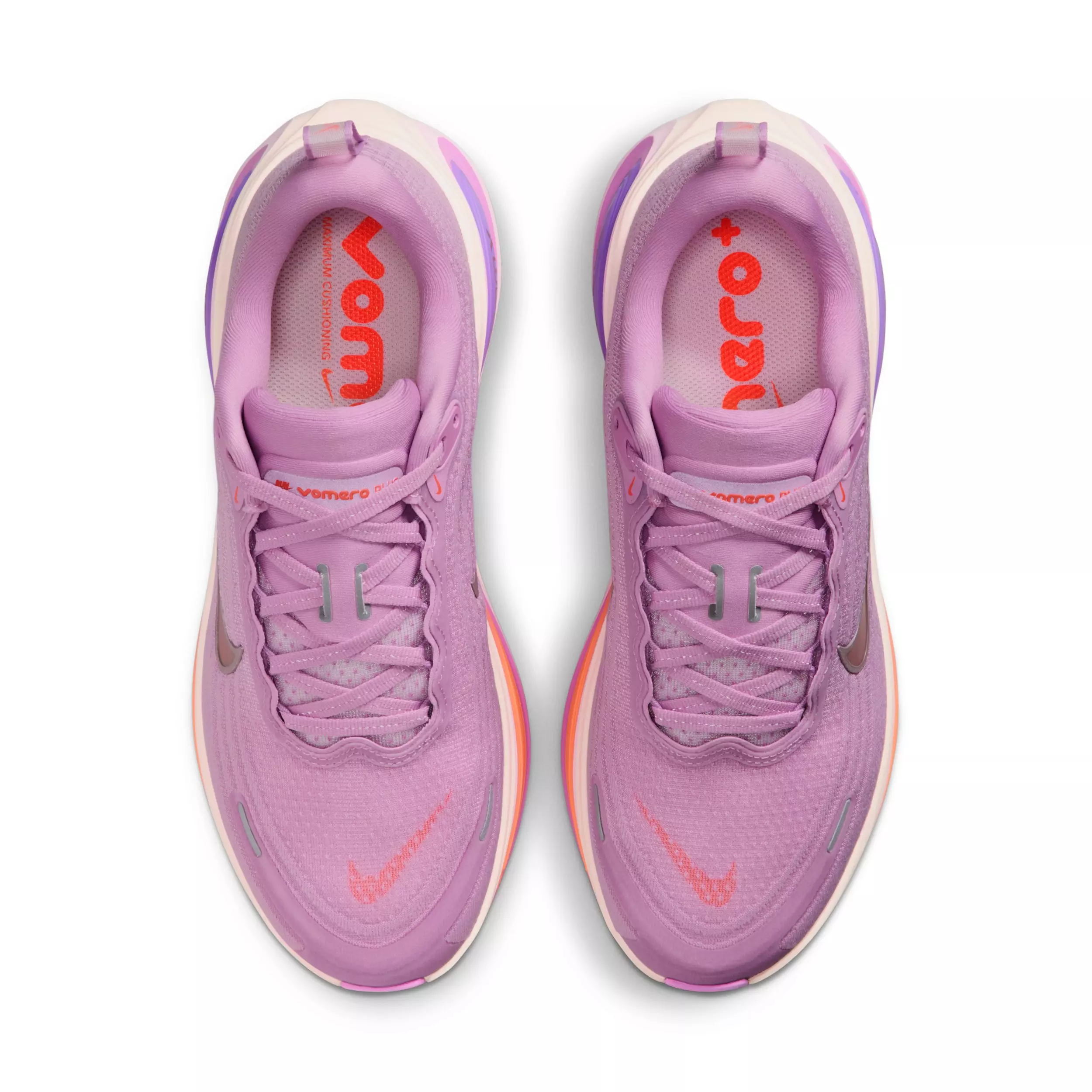 Nike Vomero Plus "Light Magenta/Pink Foam/Bright Violet/Black" Women's Wide Running Shoe - LT MAGENTA/PINK/VIOLET/BLACK
