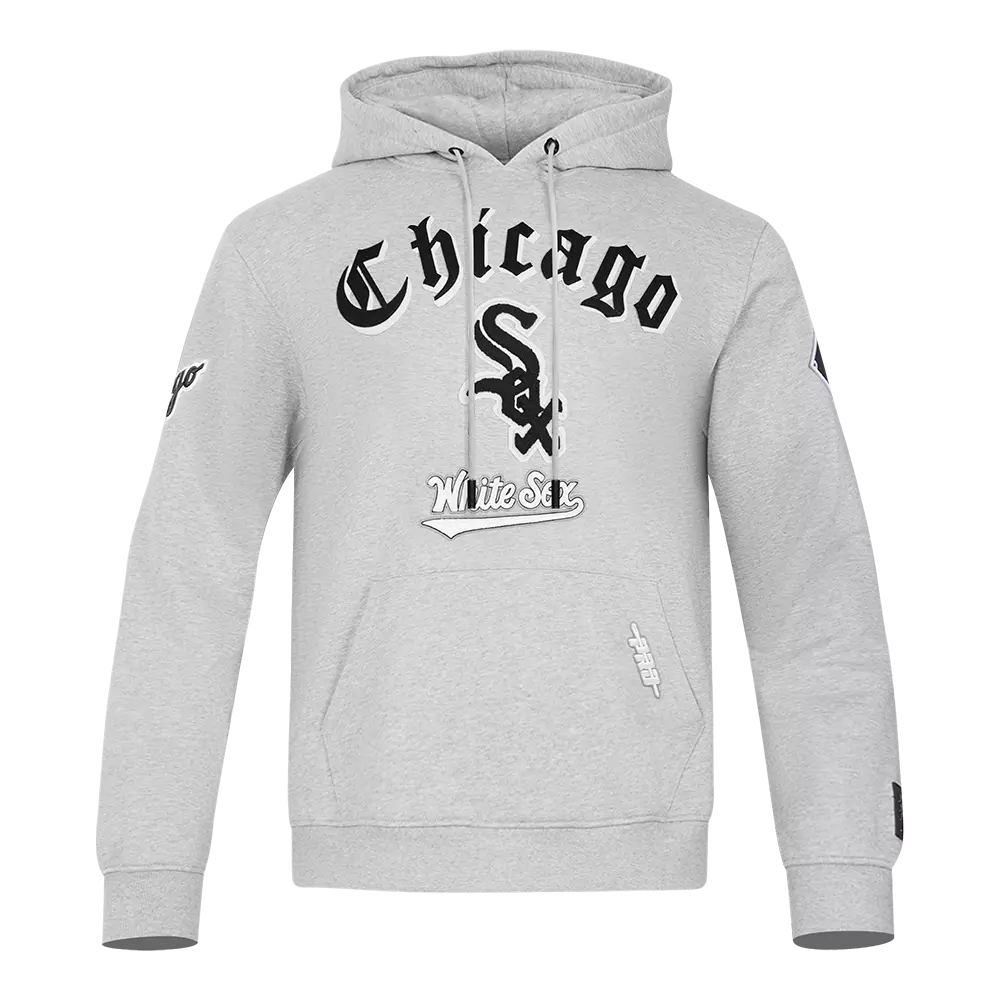 Pro Standard Men's MLB Chicago White Sox Old English PO Hoodie -Grey - GREY