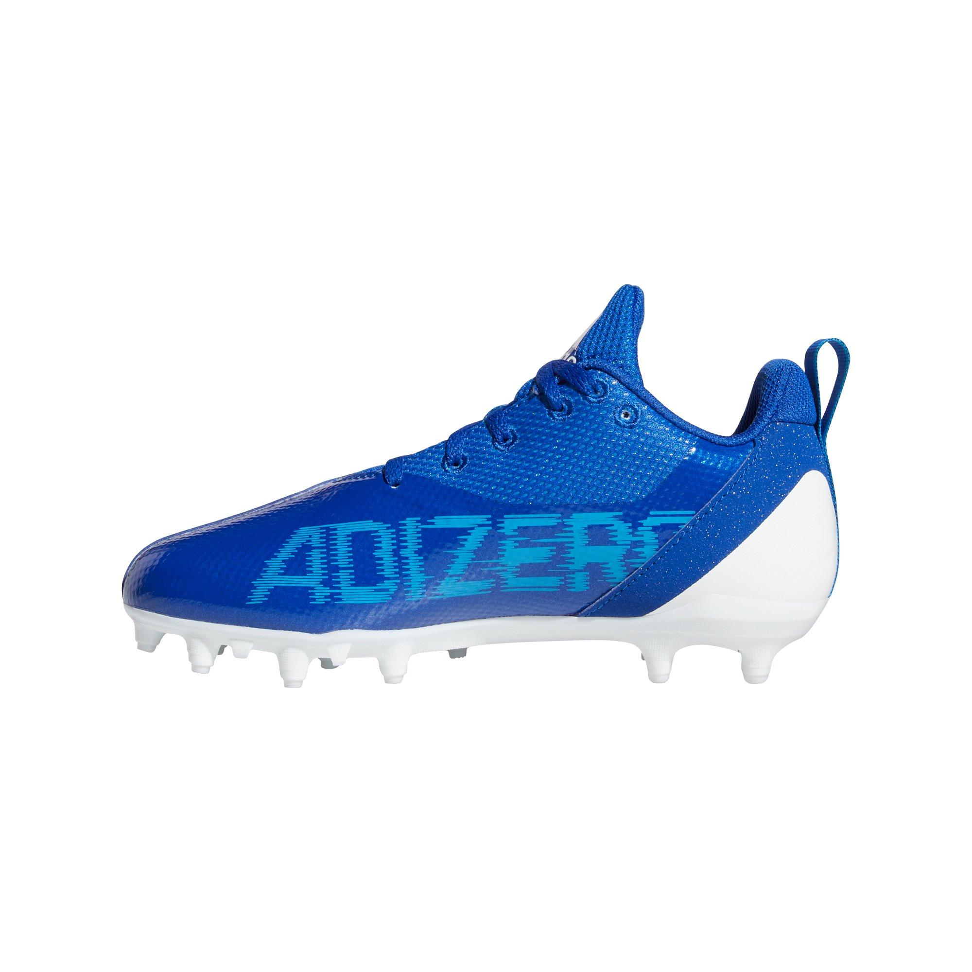 light blue adidas football cleats