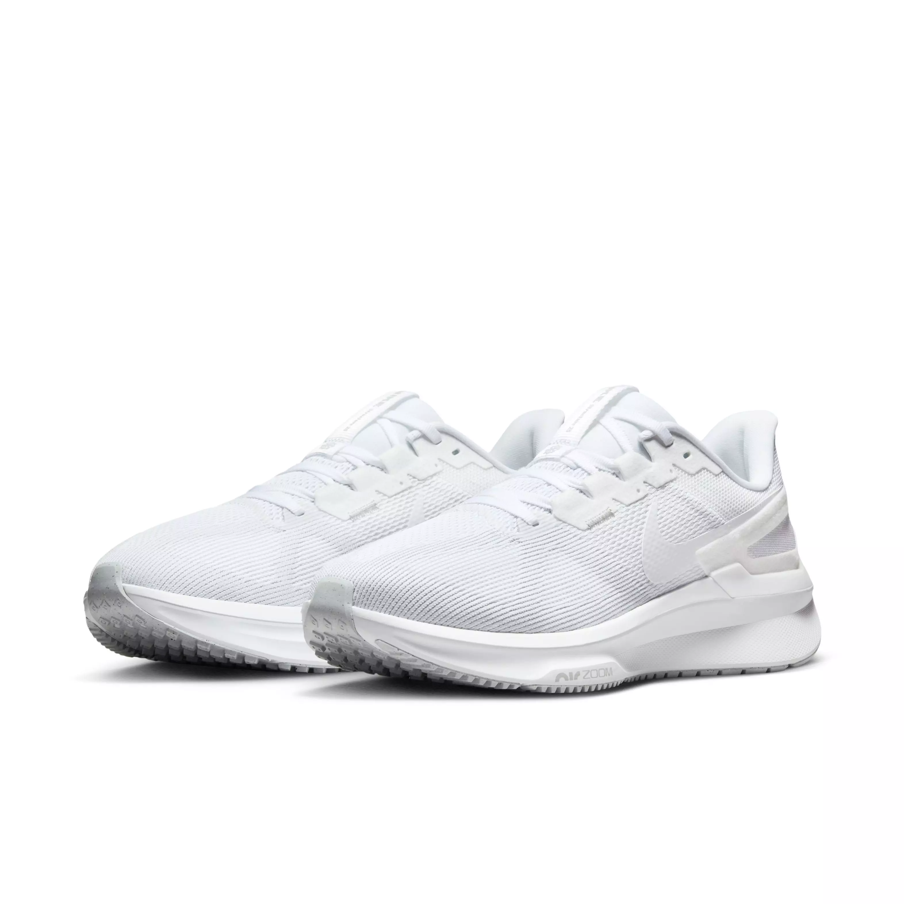 Nike Structure 25 "White/Pure Platinum/White" Men's Running Shoe - WHITE/PLATINUM/WHITE