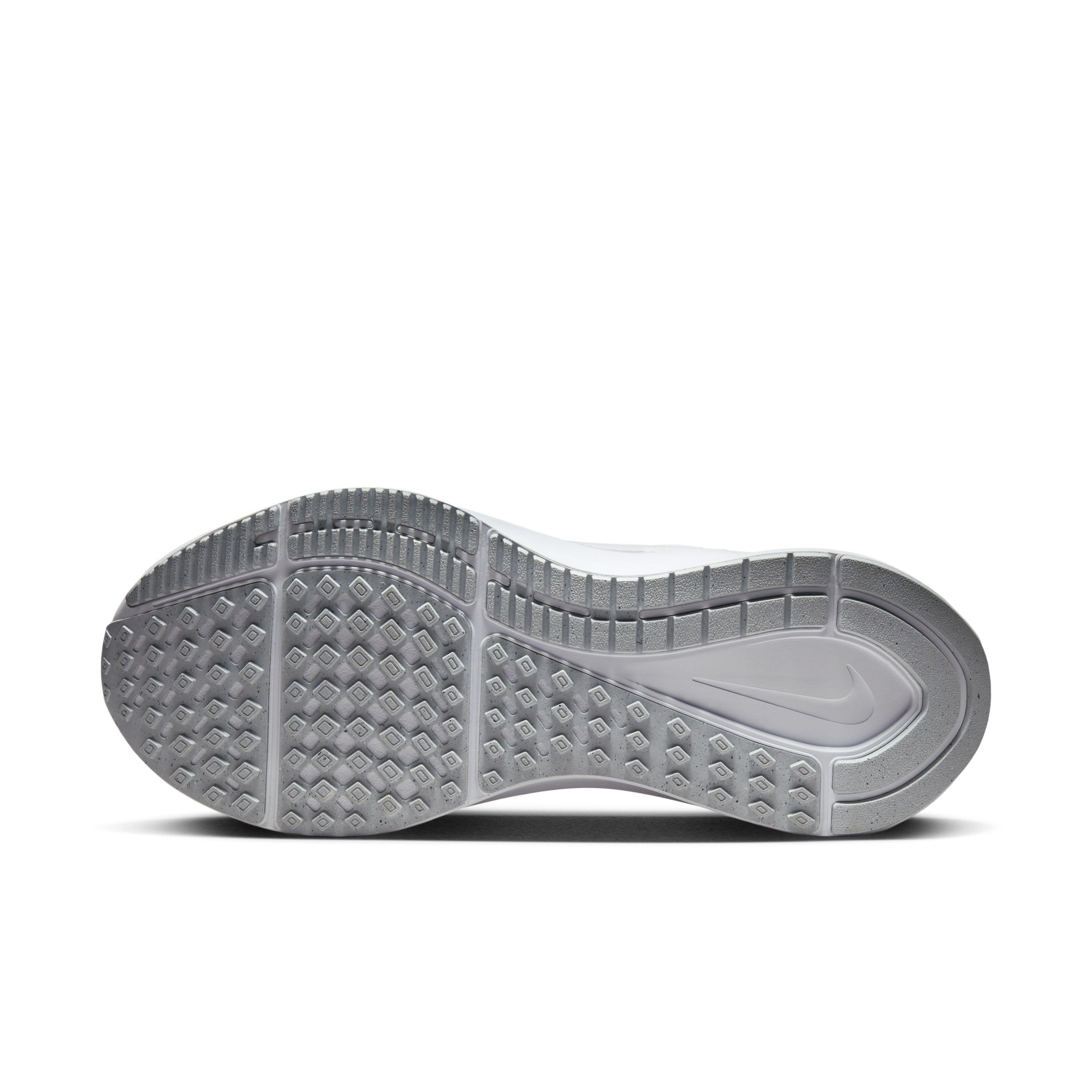 Nike Structure 25 "White/Pure Platinum/White" Men's Running Shoe - WHITE/PLATINUM/WHITE Thumbnail View 6