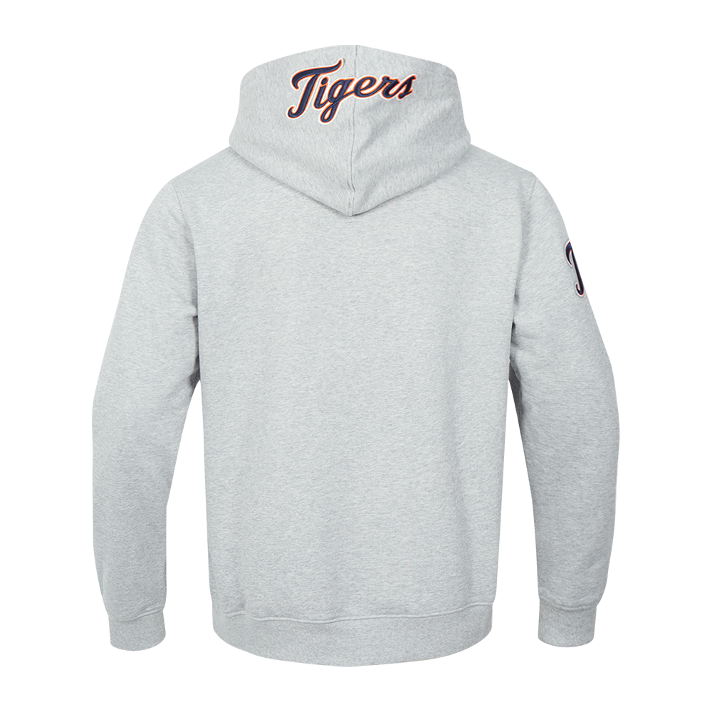 Pro Standard Men's MLB Detroit Tigers Old English PO Hoodie -Grey - GREY Thumbnail View 2