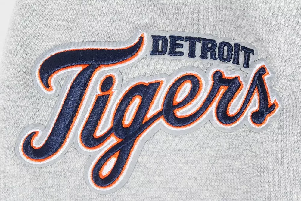Pro Standard Men's MLB Detroit Tigers Old English PO Hoodie - Grey - GREY