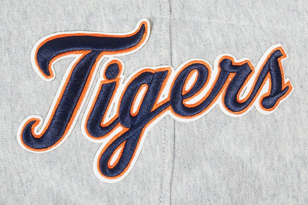 Pro Standard Men's MLB Detroit Tigers Old English PO Hoodie - Grey - GREY Thumbnail View 8