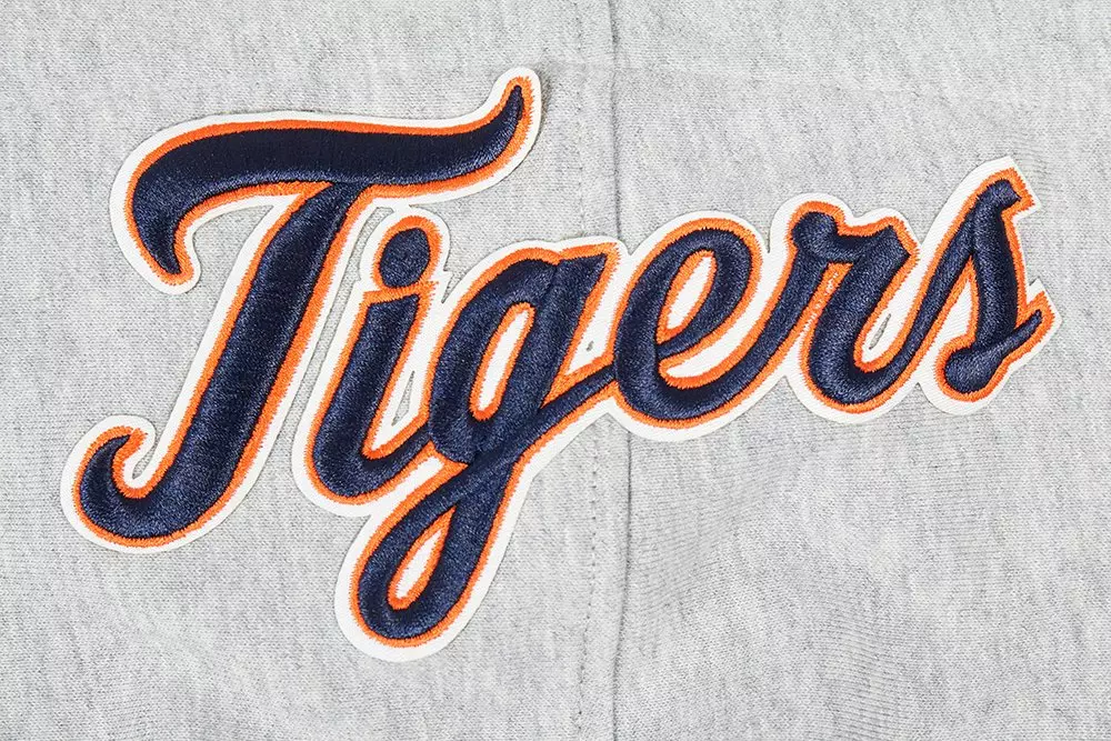 Pro Standard Men's MLB Detroit Tigers Old English PO Hoodie - Grey - GREY