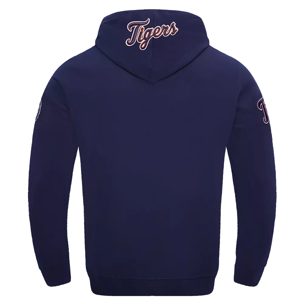 Pro Standard Men's MLB Detroit Tigers Old English PO Hoodie -Navy - NAVY