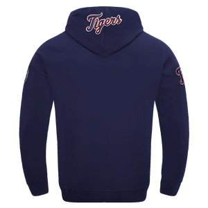 Pro Standard Men's MLB Detroit Tigers Old English PO Hoodie -Navy