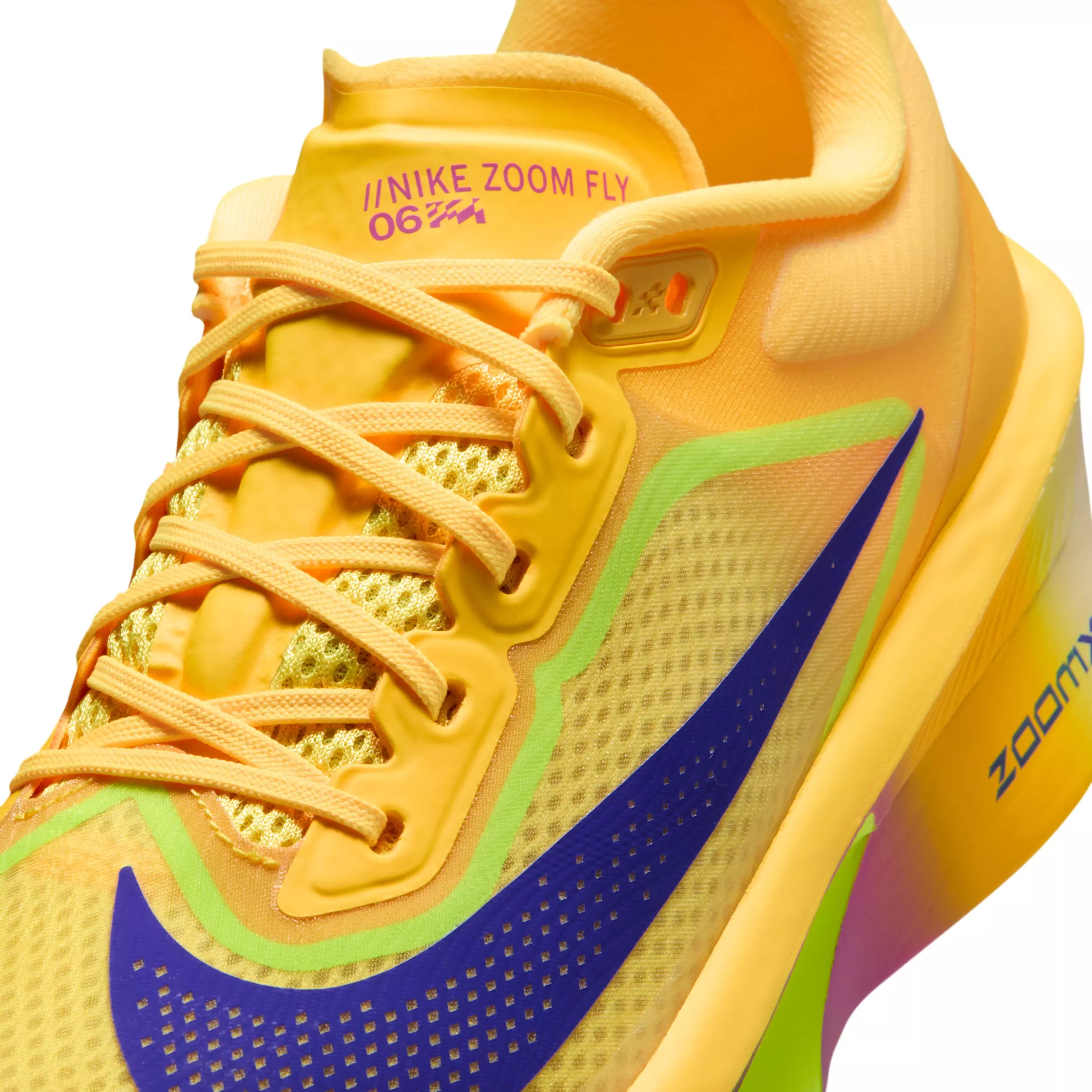 Nike Zoom Fly 6 "Citron Pulse/Volt Ice/Hyper Violet/Indigo Burst" Women's Running Shoe - CITRON/VOLT/VIOLET/INDIGO