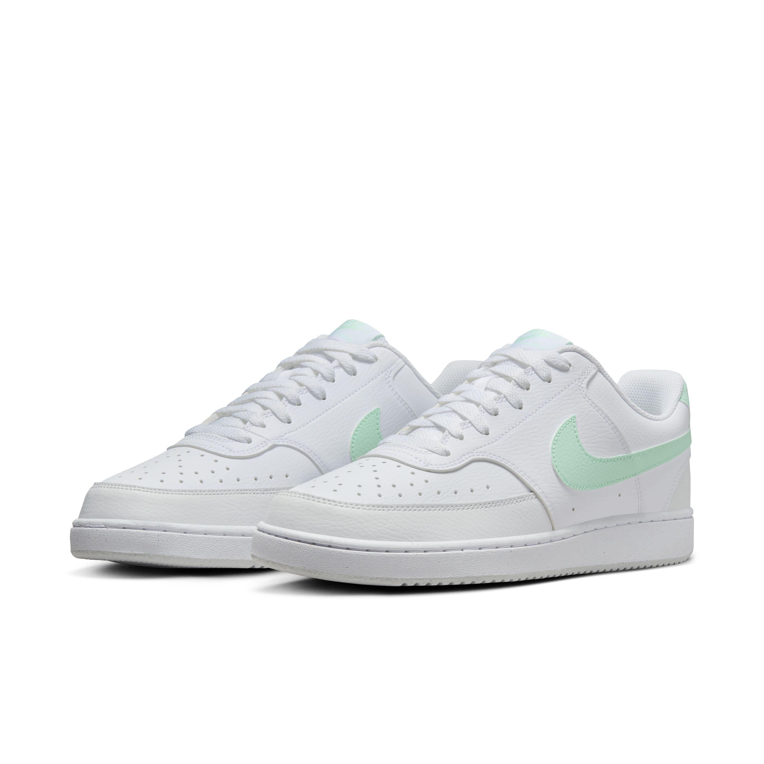 Nike Court Vision Low "White/Mint Foam/Photon Dust" Men's Shoe - WHITE/MINT/DUST Thumbnail View 3